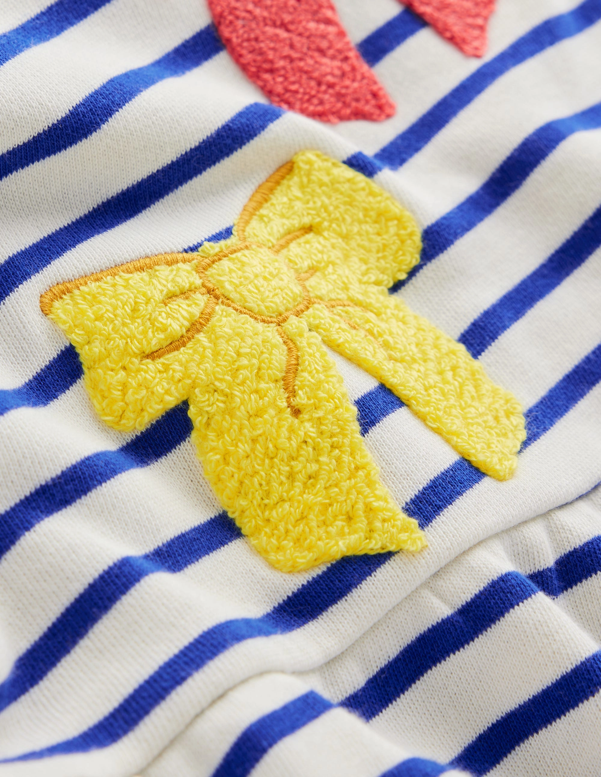 Heavyweight Tunic-Ivory/Starboard Stripe Bows Spring Wear