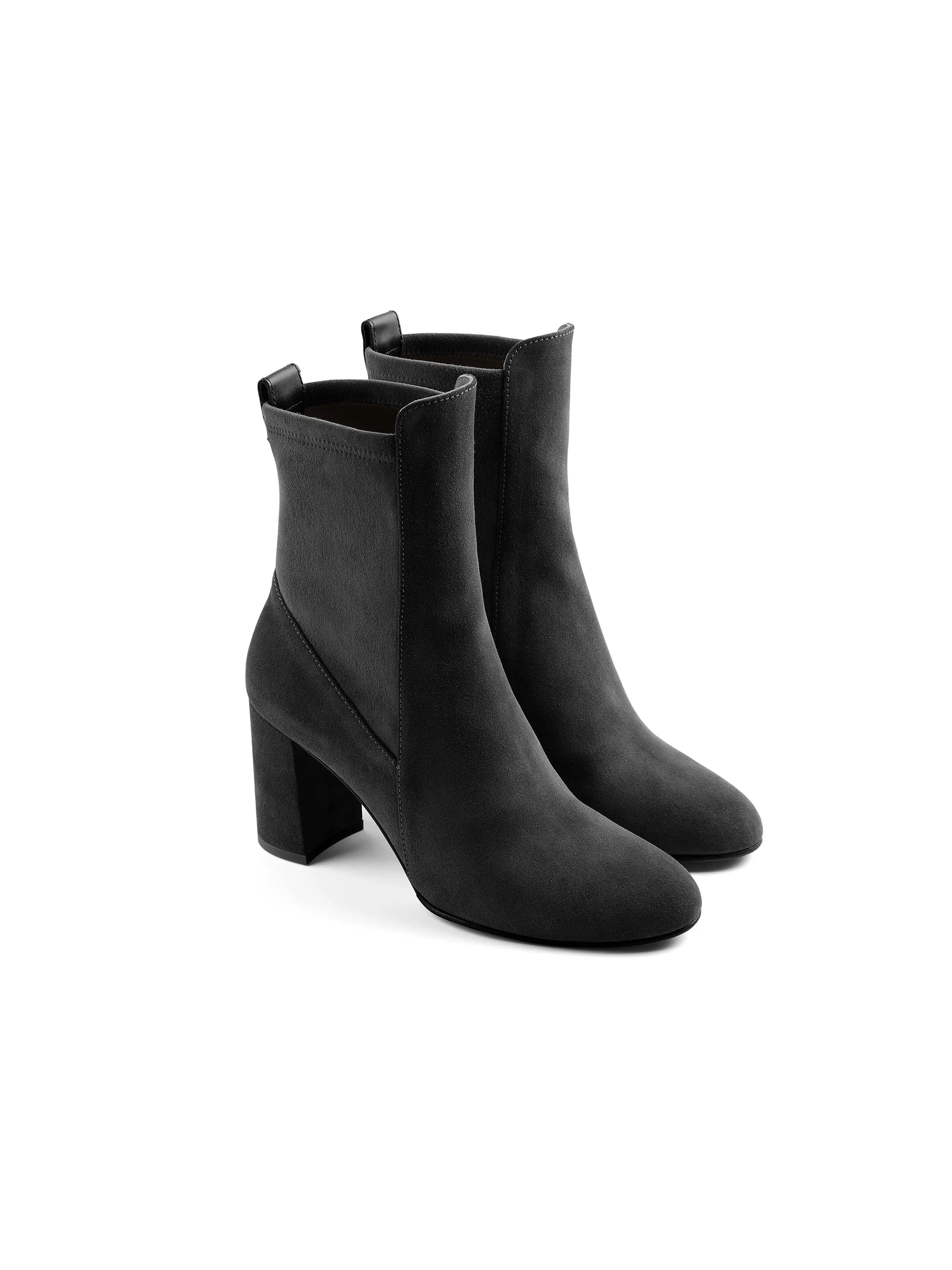 Protective Footwear Oil-Resistant Heeled Belgravia Ankle - Black Suede