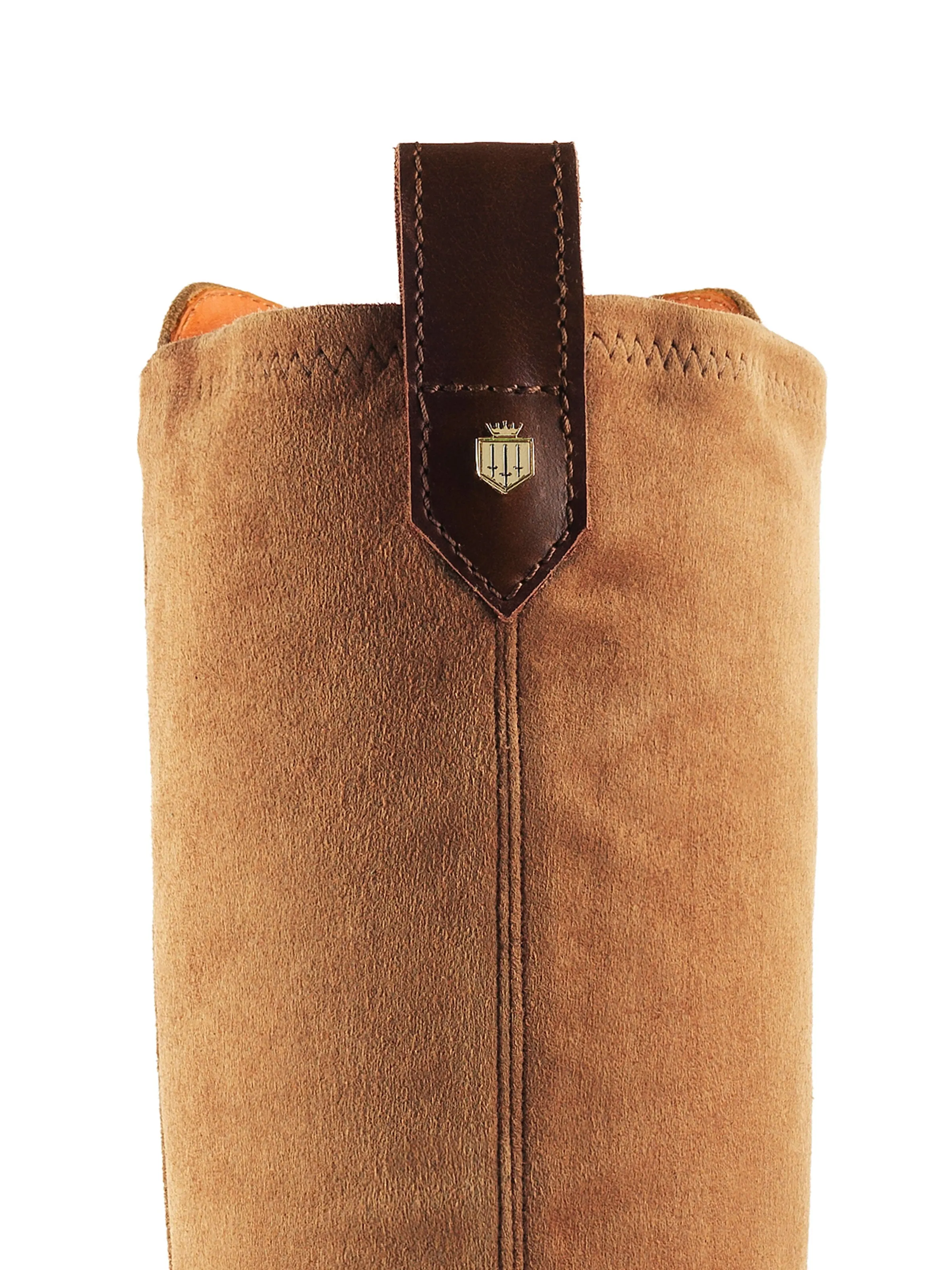 Heeled Belgravia - Tan Suede Eco Material Mountain Hike