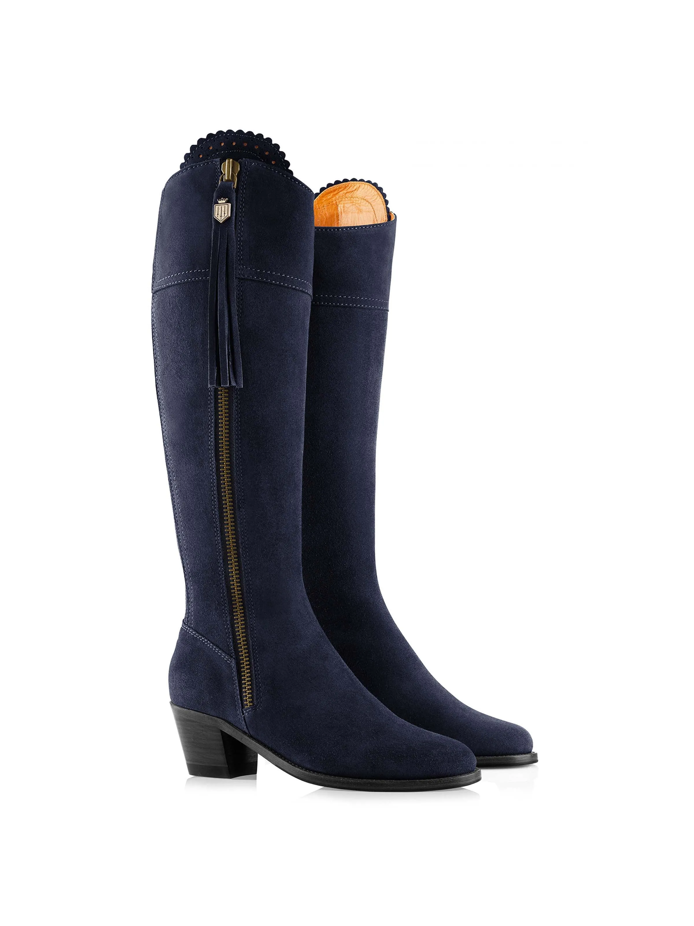Waterproof Adventure Seeker Heeled Regina (Sporting Fit) - Navy Blue Suede