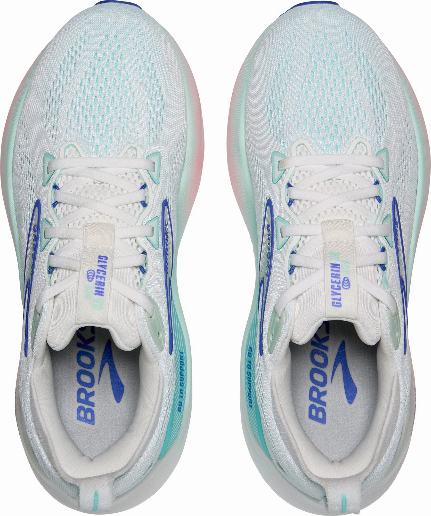 Brooks Glycerin GTS 22 Womens Running Shoes - Green Interchangeable