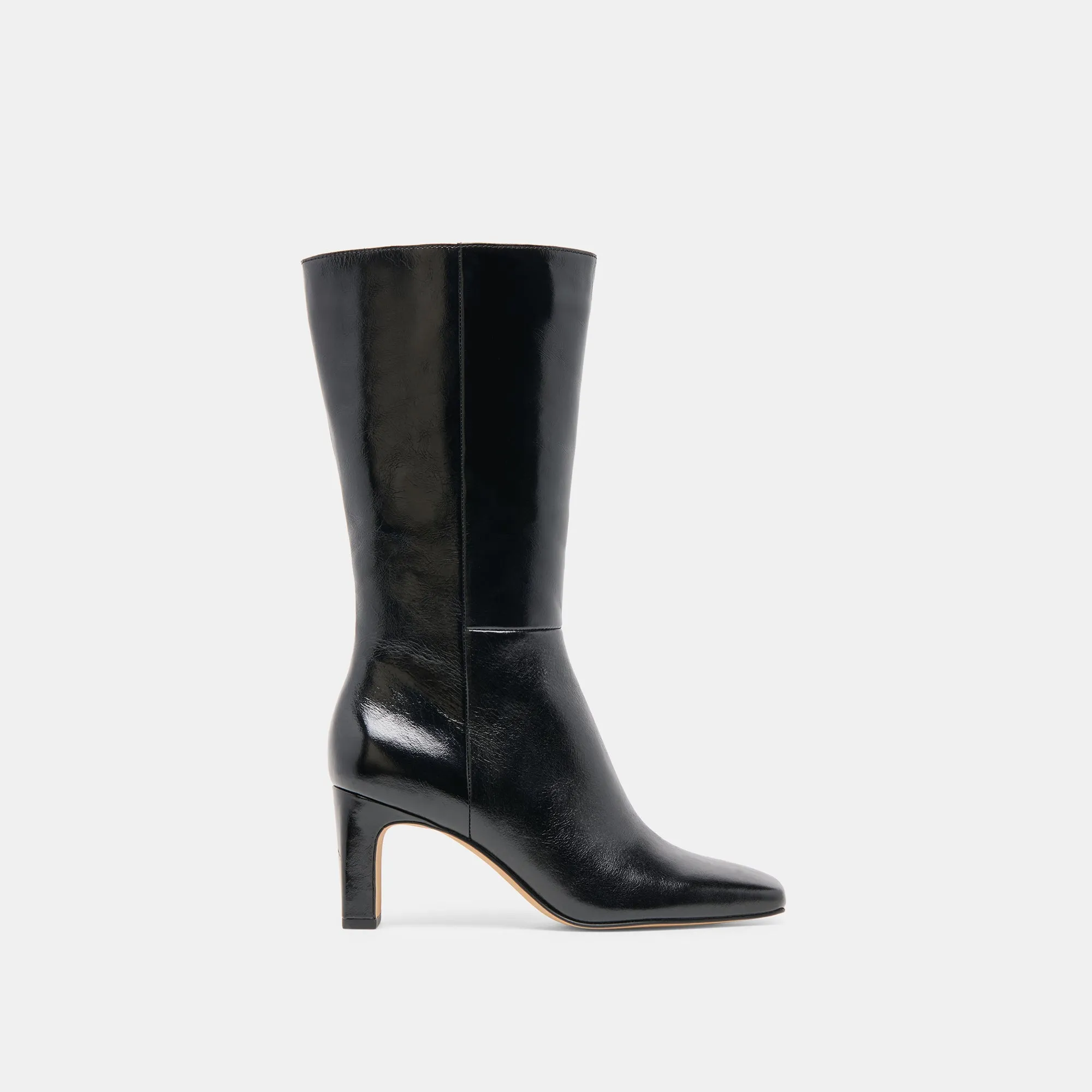 Mountain use RIGGS WIDE CALF BOOTS BLACK LEATHER