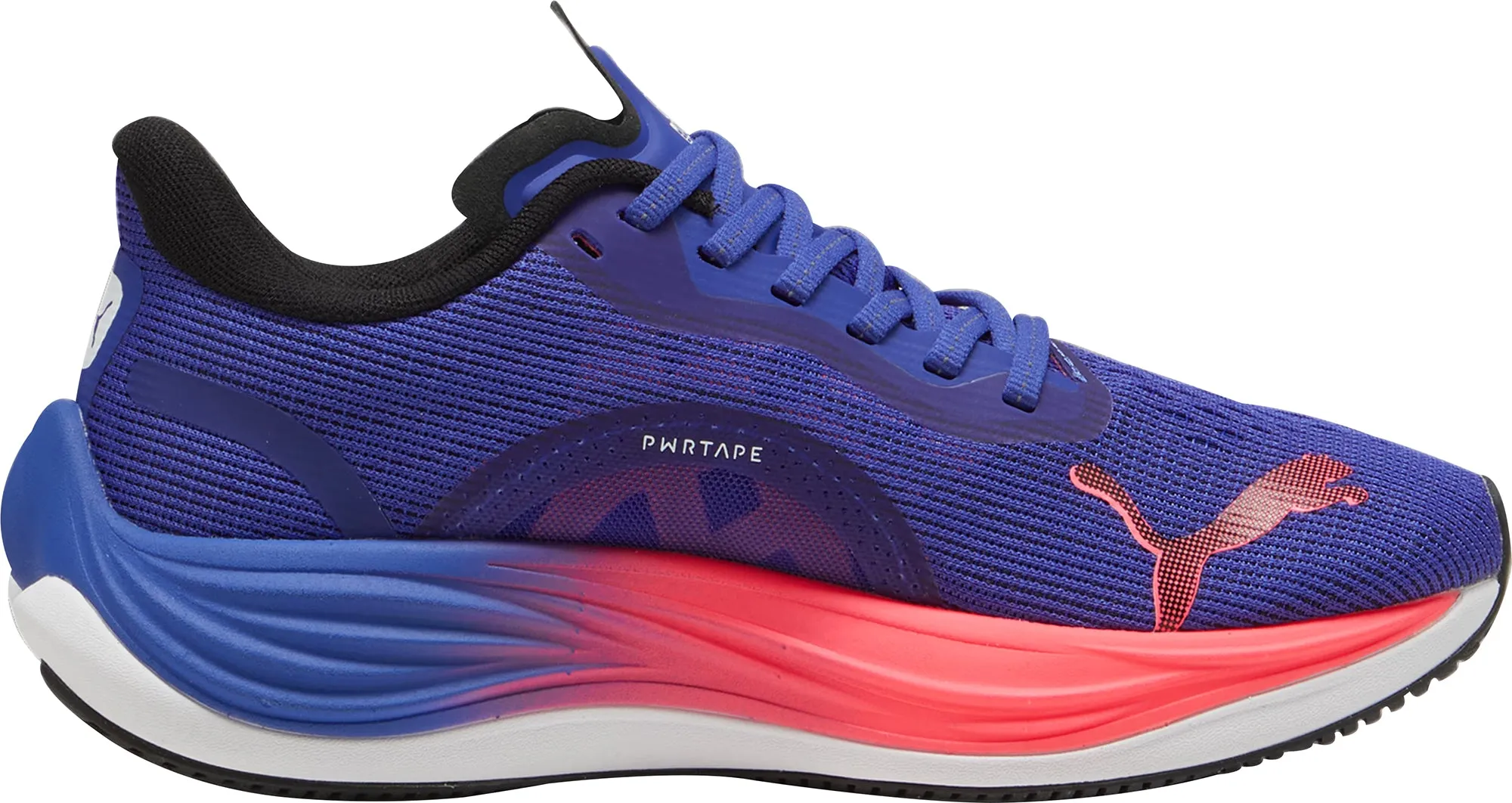 Puma Velocity Nitro 3 Womens Running Shoes - Blue Anti Slip Tread Pattern