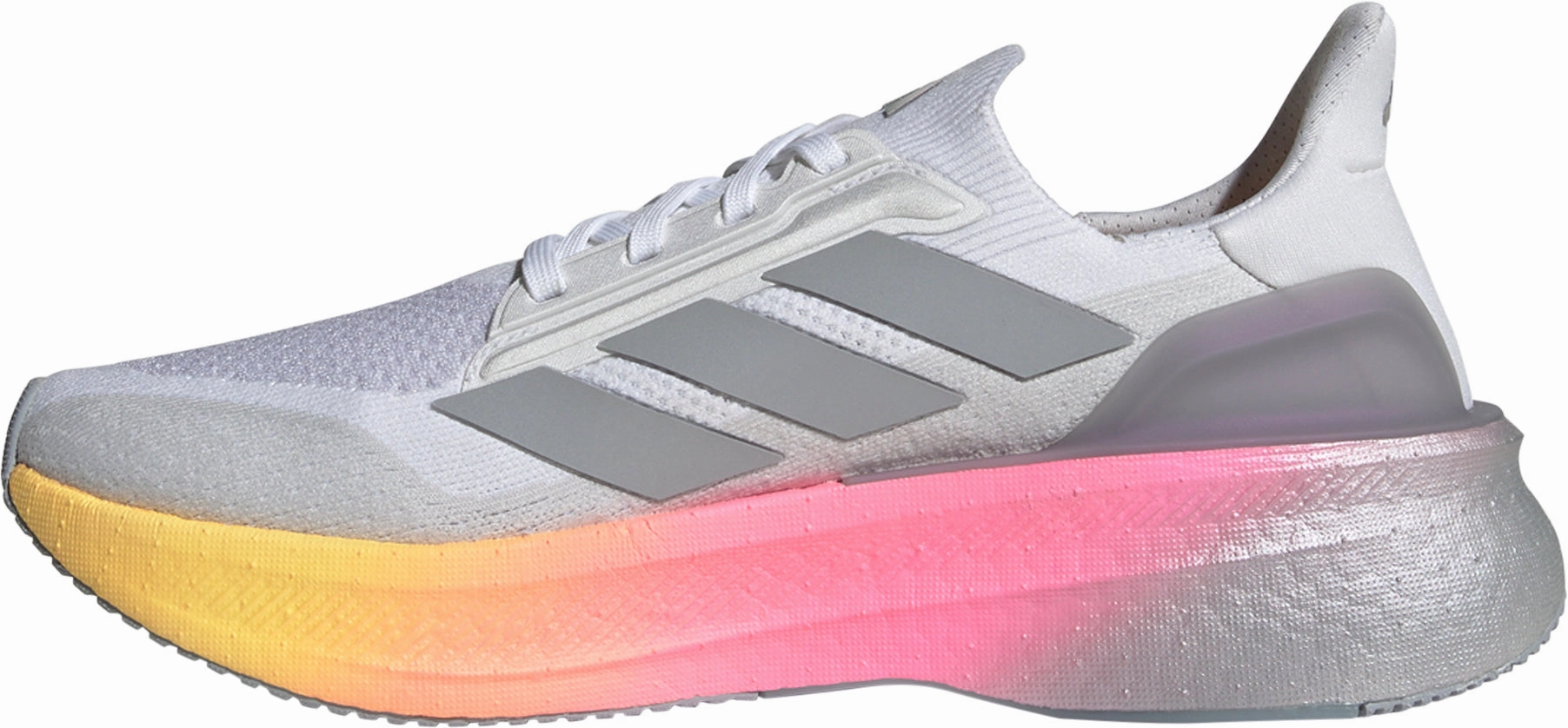 Adaptive Airflow Channels adidas Ultra Boost 5X Mens Running Shoes - White