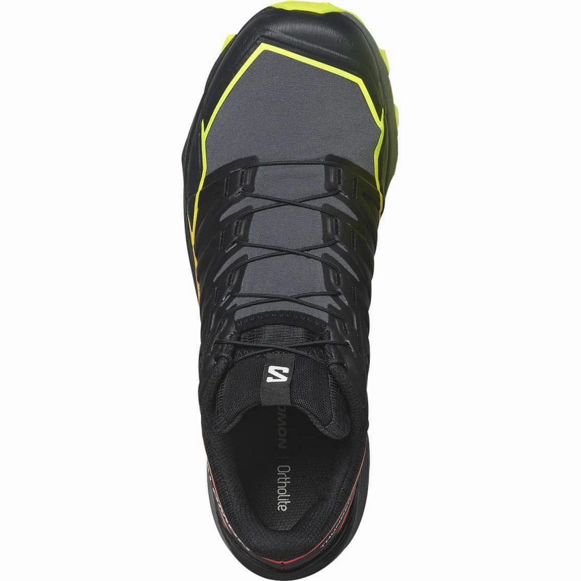 Cushioned Heel Zone daytime running shoes Salomon Thundercross Mens Trail Running Shoes - Black