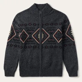 Reflective accents Horizontal Aztec Cardigan