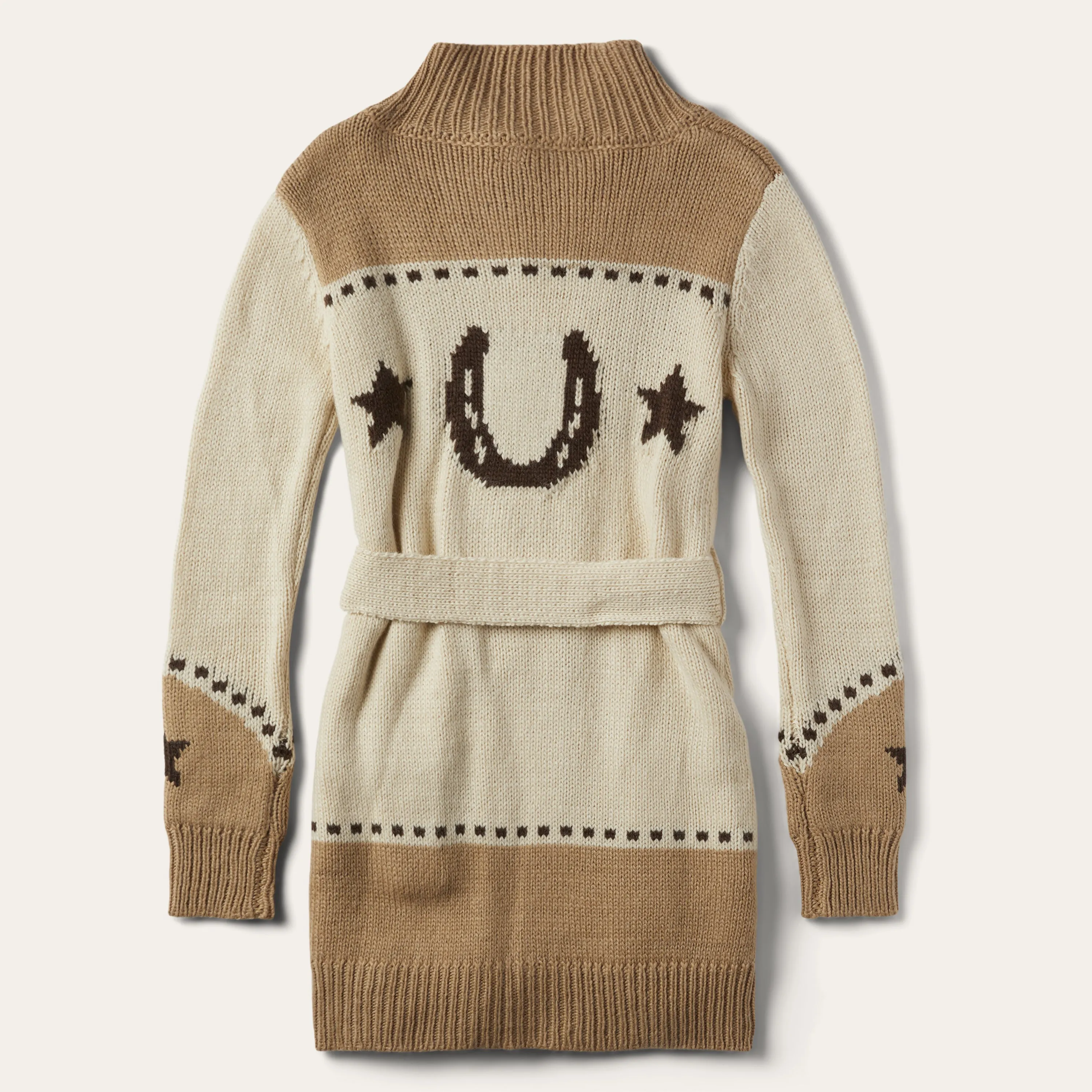 Advanced Wickability System Horseshoe & Star Belted Cardigan