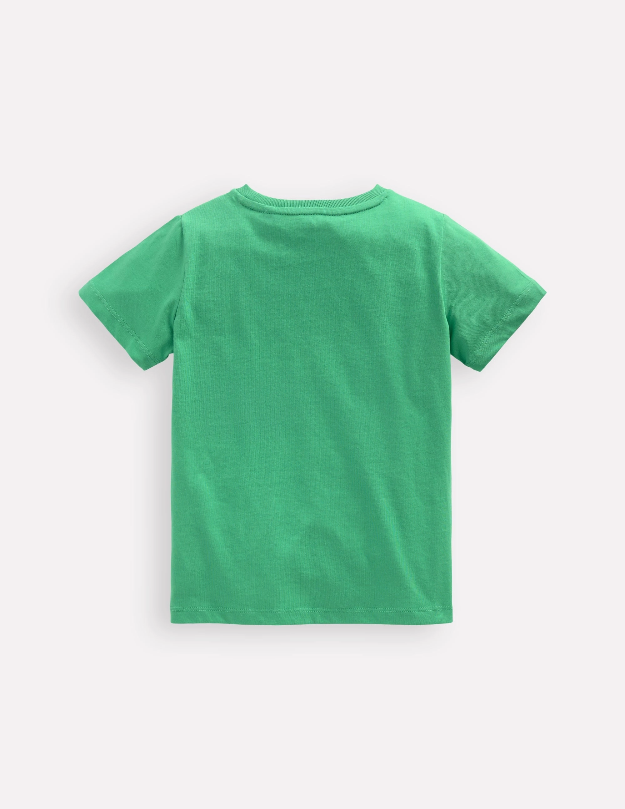 Sporty Comfort Fit Short Sleeve Graphic T-shirt-Aloe Green Recycling trucks