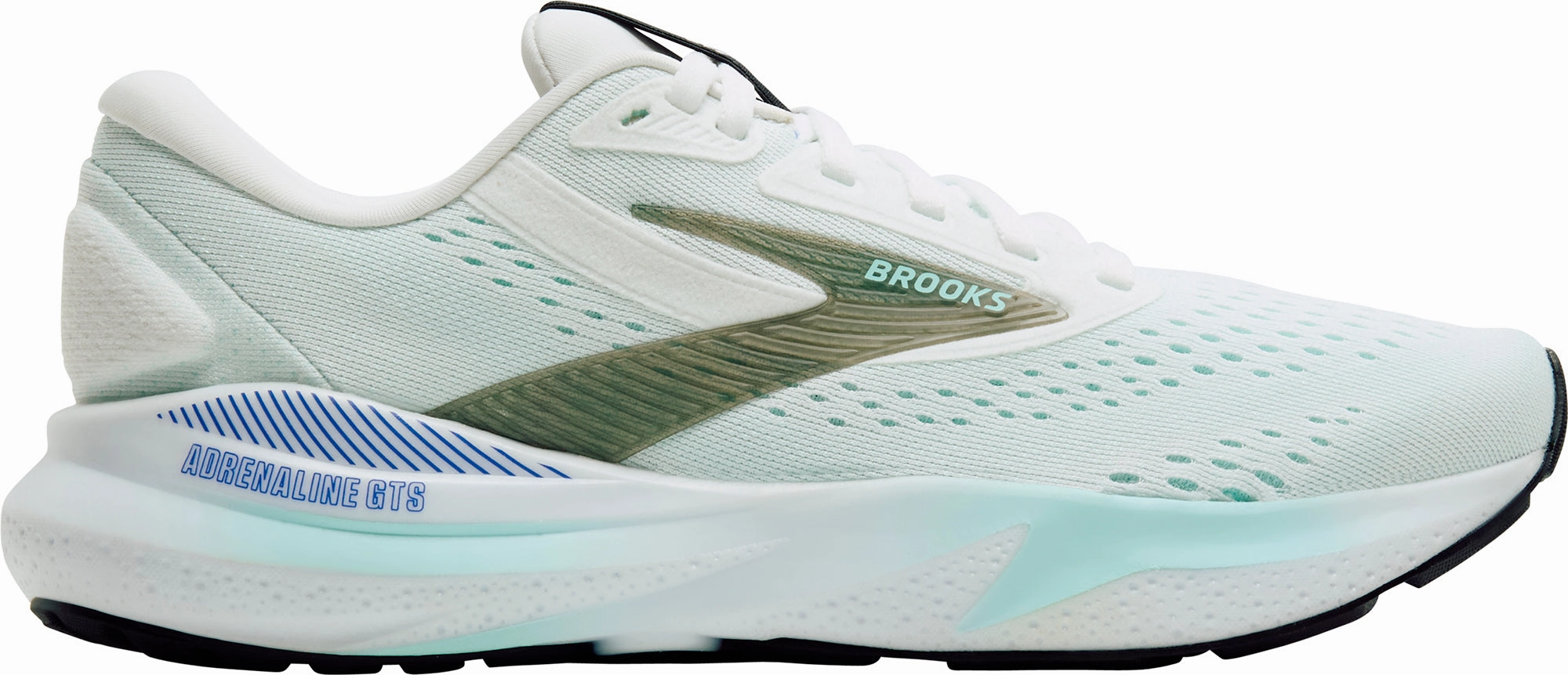 logo - embroidered shoes Brooks Adrenaline GTS 24 Womens Running Shoes - White
