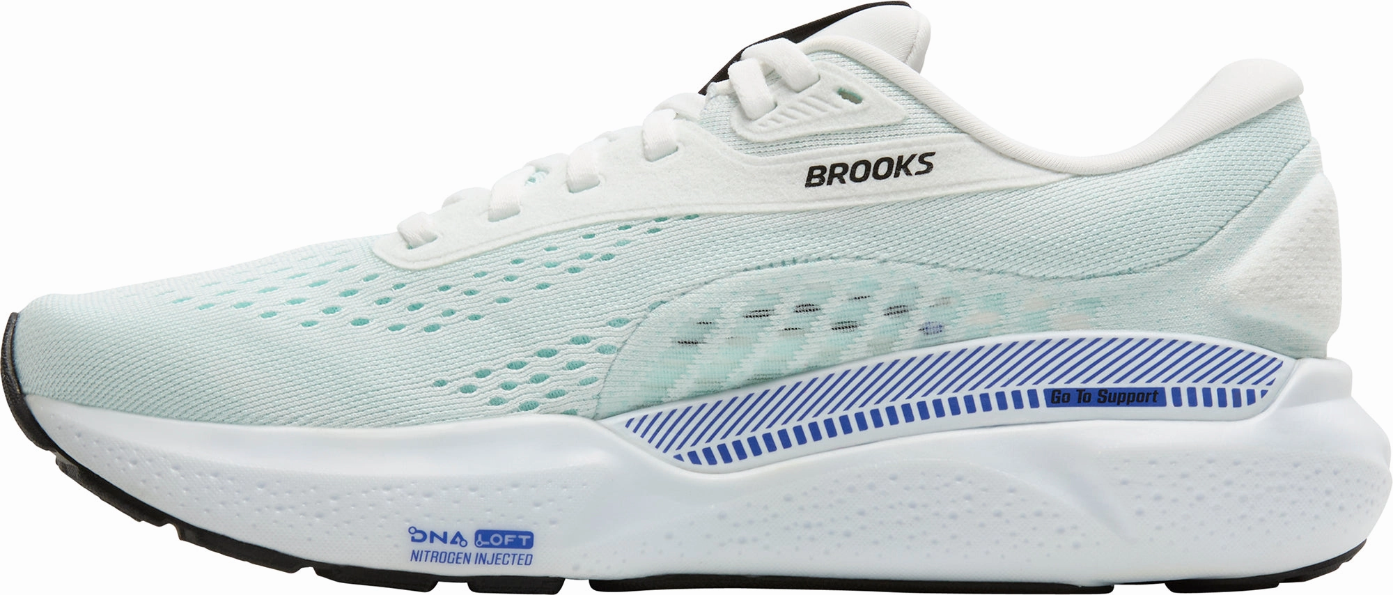 Half Marathon Brooks Adrenaline GTS 24 Womens Running Shoes - White