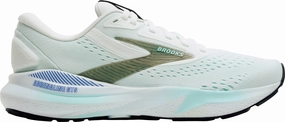 logo - embroidered shoes Brooks Adrenaline GTS 24 Womens Running Shoes - White