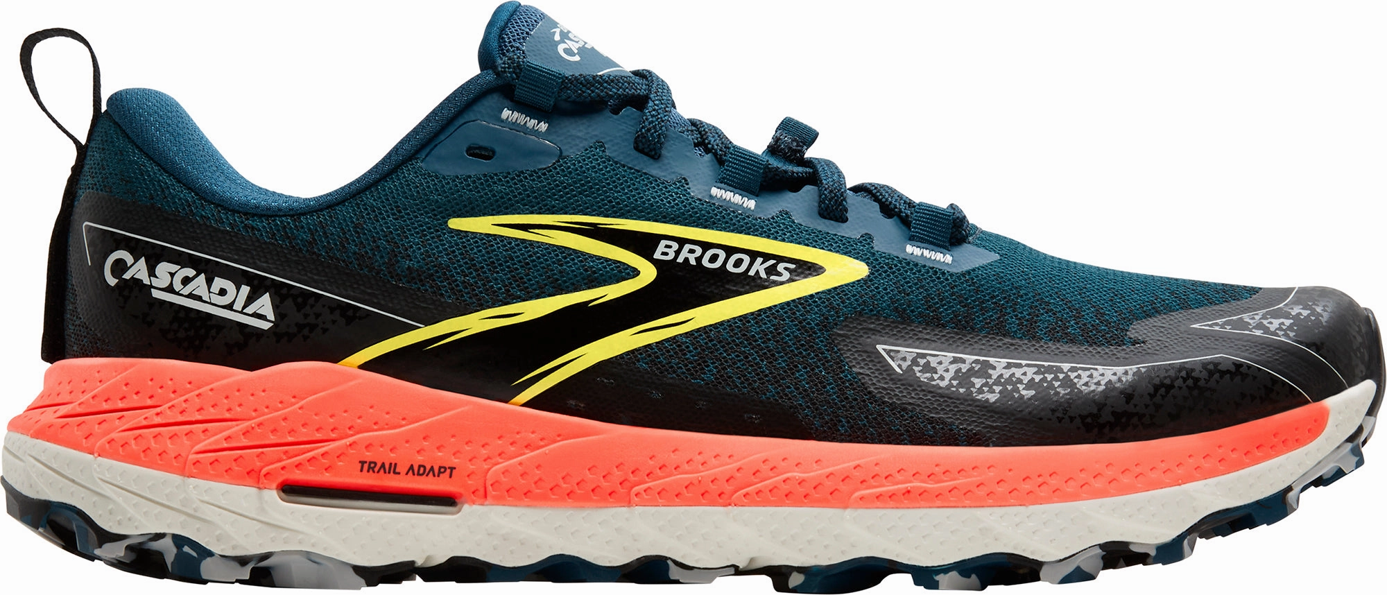 Brooks Cascadia 18 Mens Trail Running Shoes - Blue Sensational traction Seam Free Interior