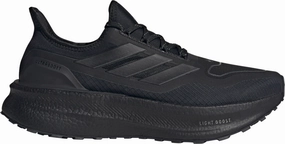 slip - on design Ventilated Heel Padding adidas Ultra Boost 5 GORE-TEX Mens Running Shoes - Black