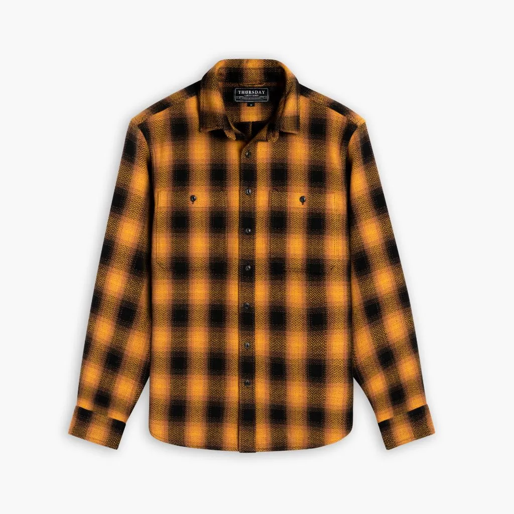 Spring Break Soft Wear Buffalo Check Shirt | Desert Sun