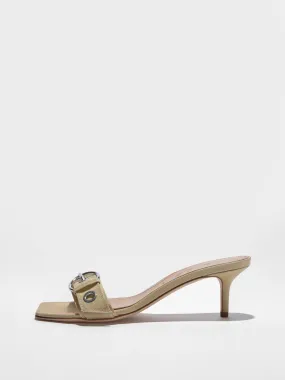 Ilvy Eyelet Grosgrain Mules Sturdy Build Fresh Detail