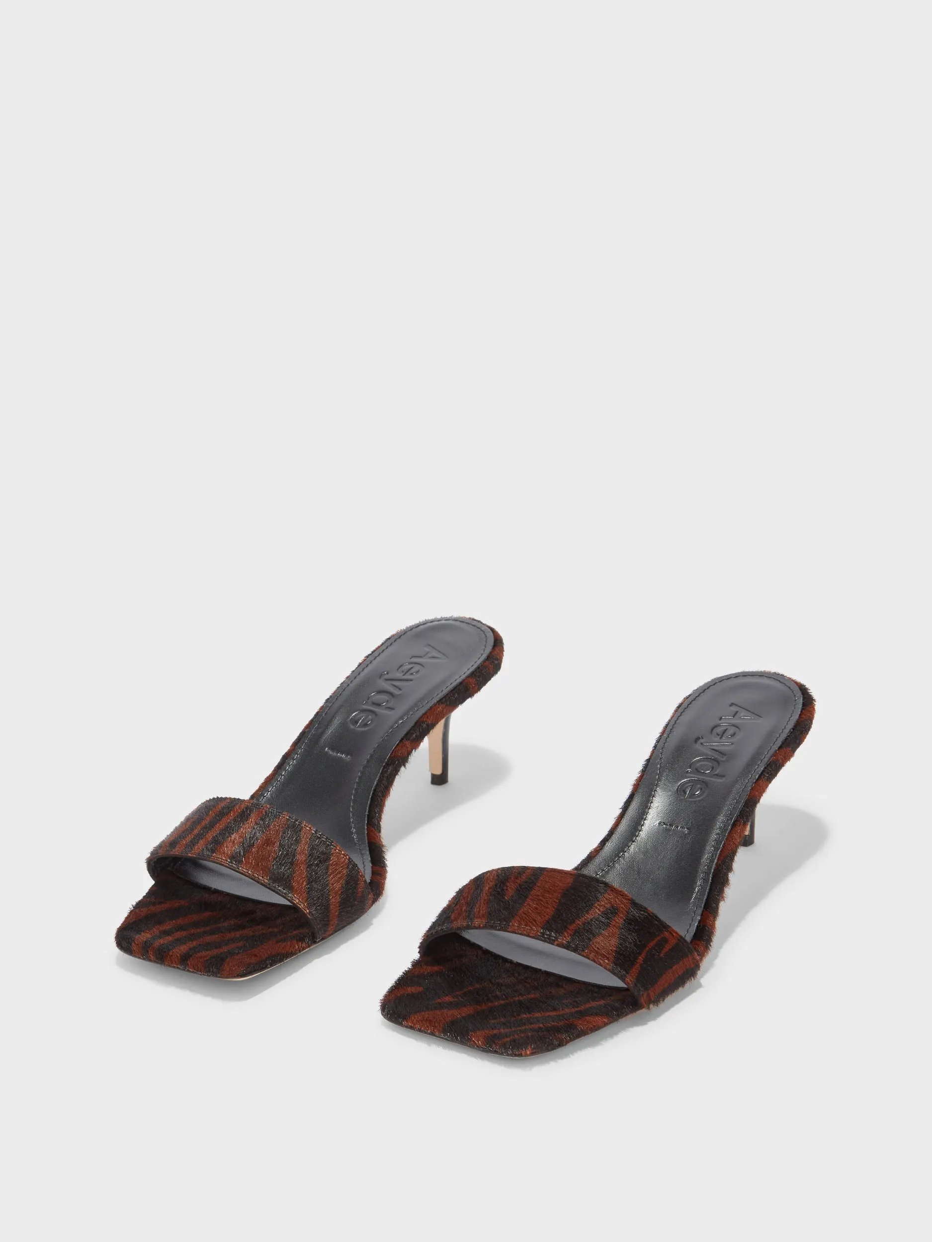 Fall Footwear Sexy High Heels Ilvy Ponyhair Mules
