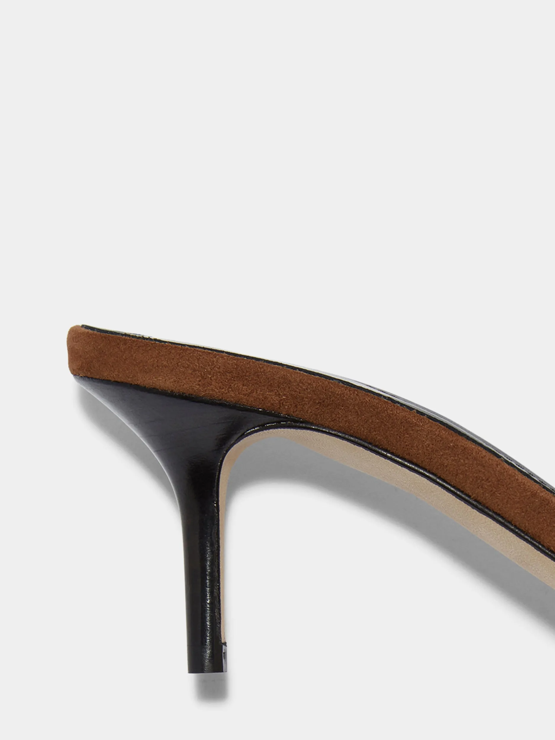 Ilvy Suede Mules Subtle Shine