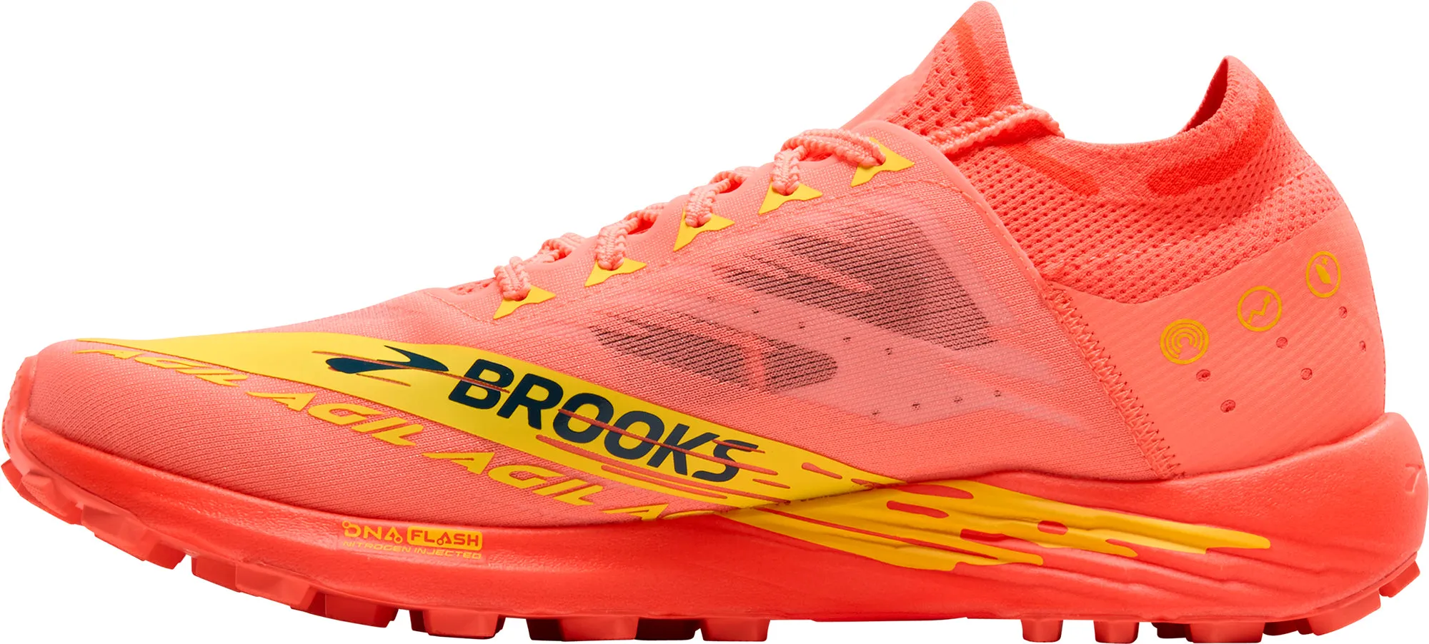 Brooks Catamount Agil Trail Running Shoes - Orange shock - absorbing running shoes