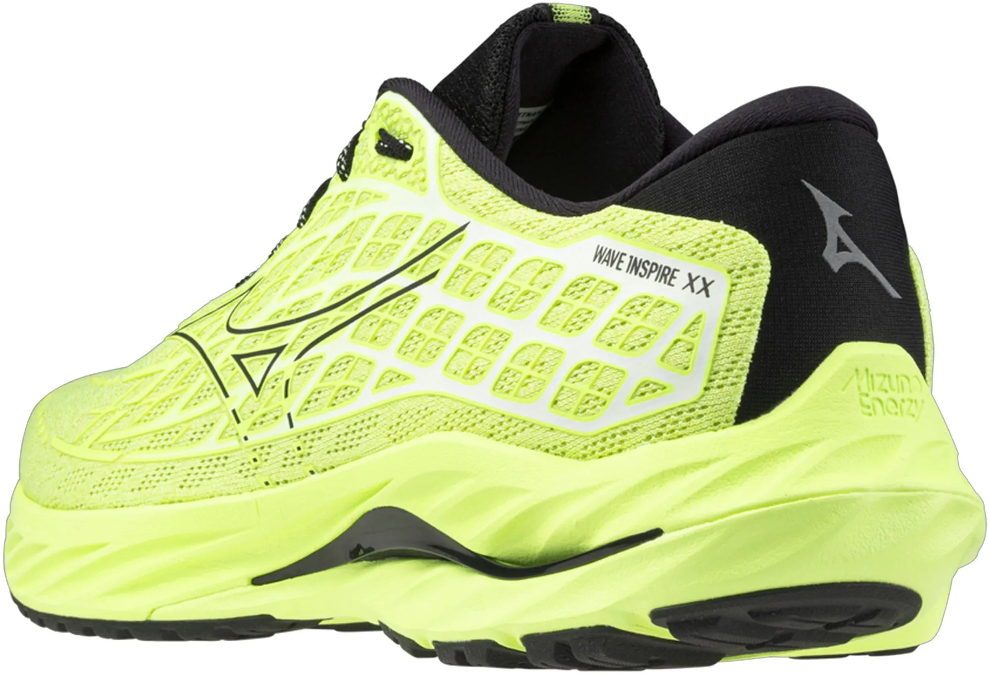 reflective - details - Mizuno Wave Inspire 20 Mens Running Shoes - Green