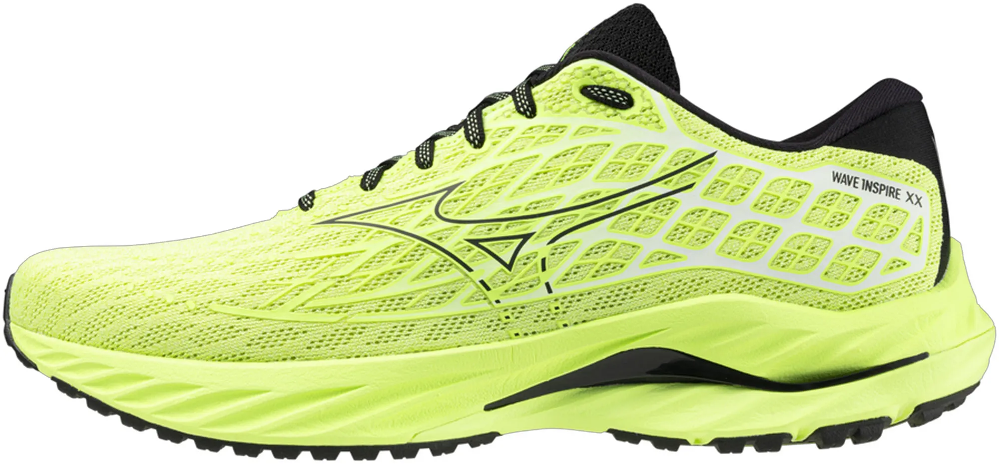 Mizuno Wave Inspire 20 Mens Running Shoes - Green Heel To Toe Drop