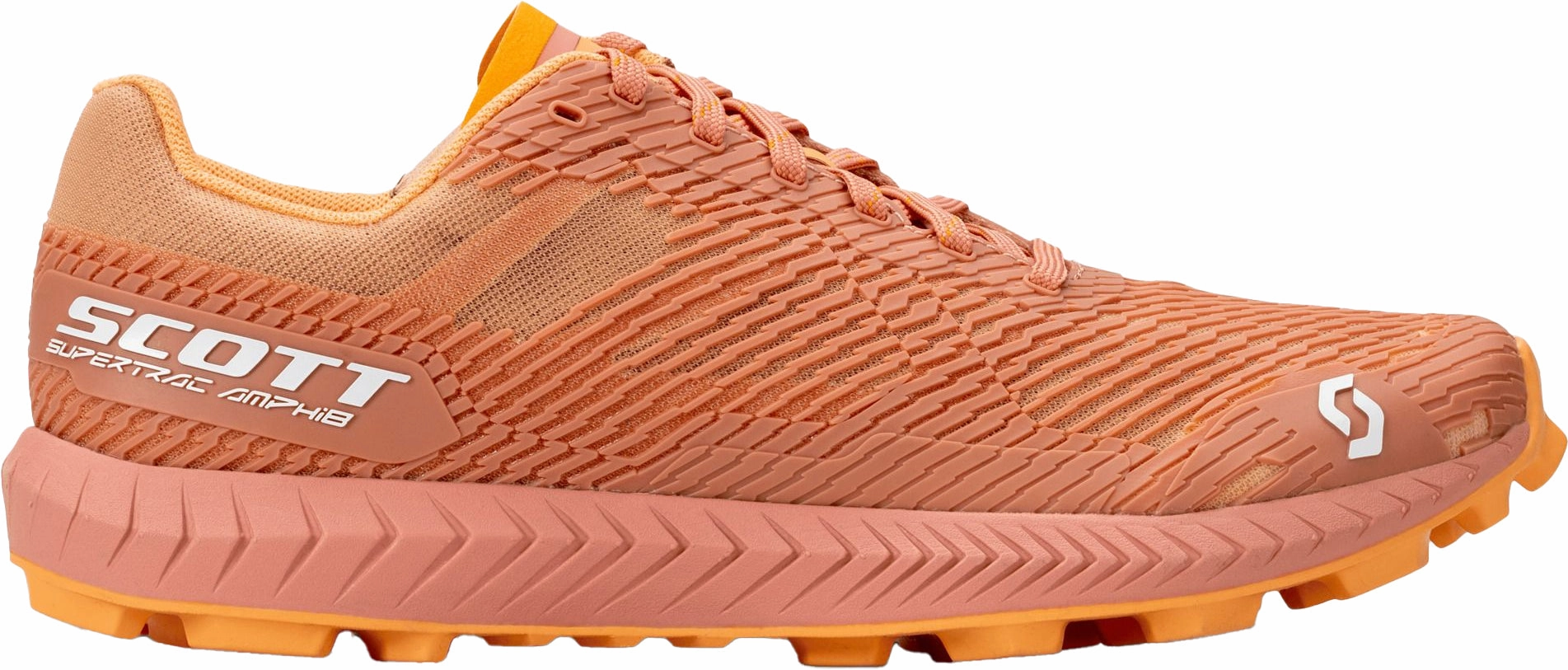 Comfort Lining Scott Supertrac Amphib Womens Trail Running Shoes - Orange