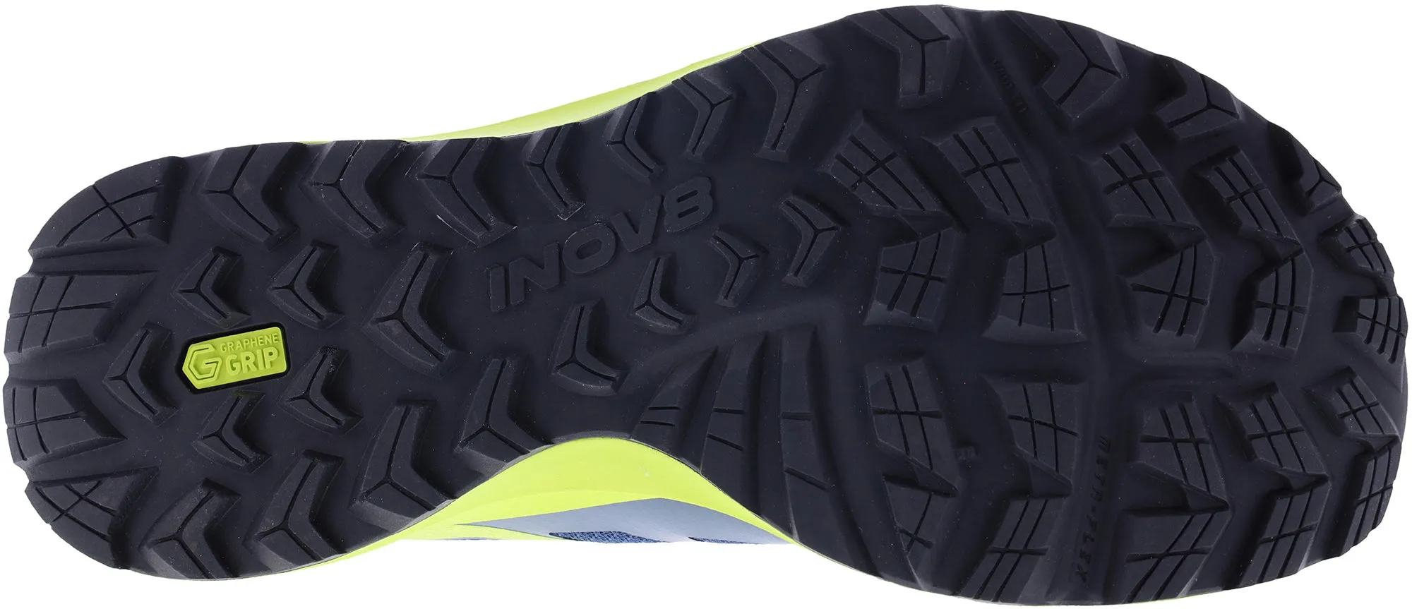 Inov8 TrailFly Max WIDE FIT Mens Trail Running Shoes - Blue Airflow Optimized Frame Foam Technology
