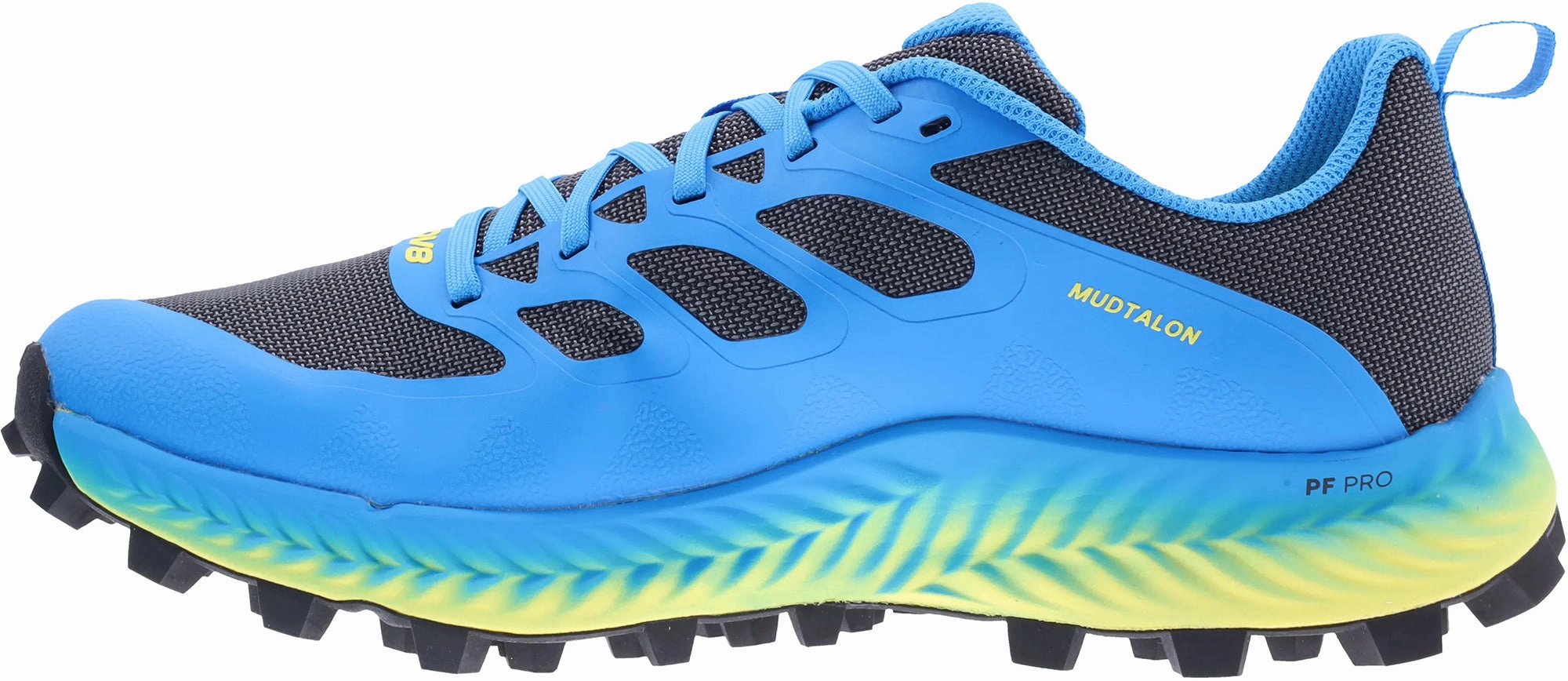 Inov8 MudTalon WIDE FIT Mens Trail Running Shoes - Blue pre - run warm - up