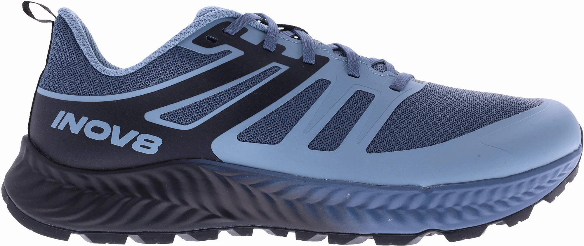 Quick Drying Inner Liner Inov8 TrailFly Mens Trail Running Shoes - Blue