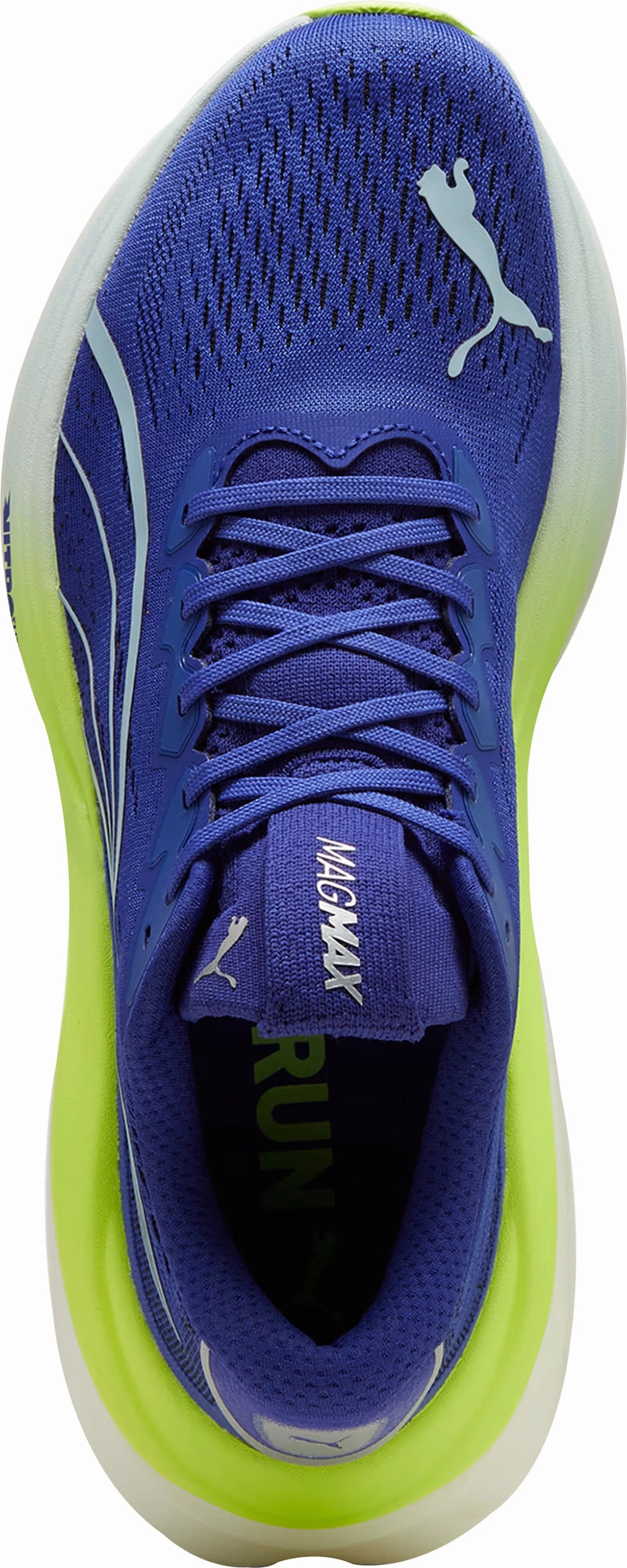 running in a ravine area shoes unisex design shoes Puma MagMax Nitro Mens Running Shoes - Blue
