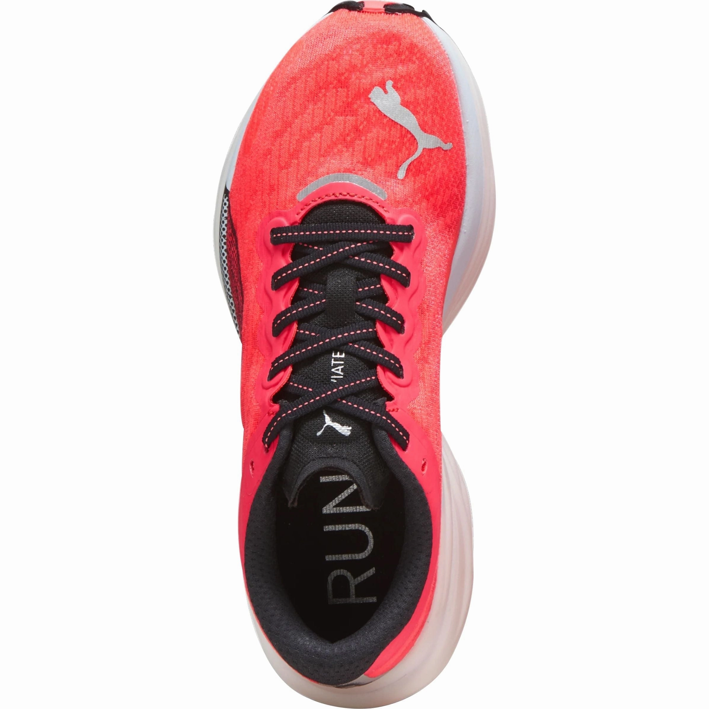 Puma Deviate Nitro 2 Womens Running Shoes - Red Contoured Arch Toe box