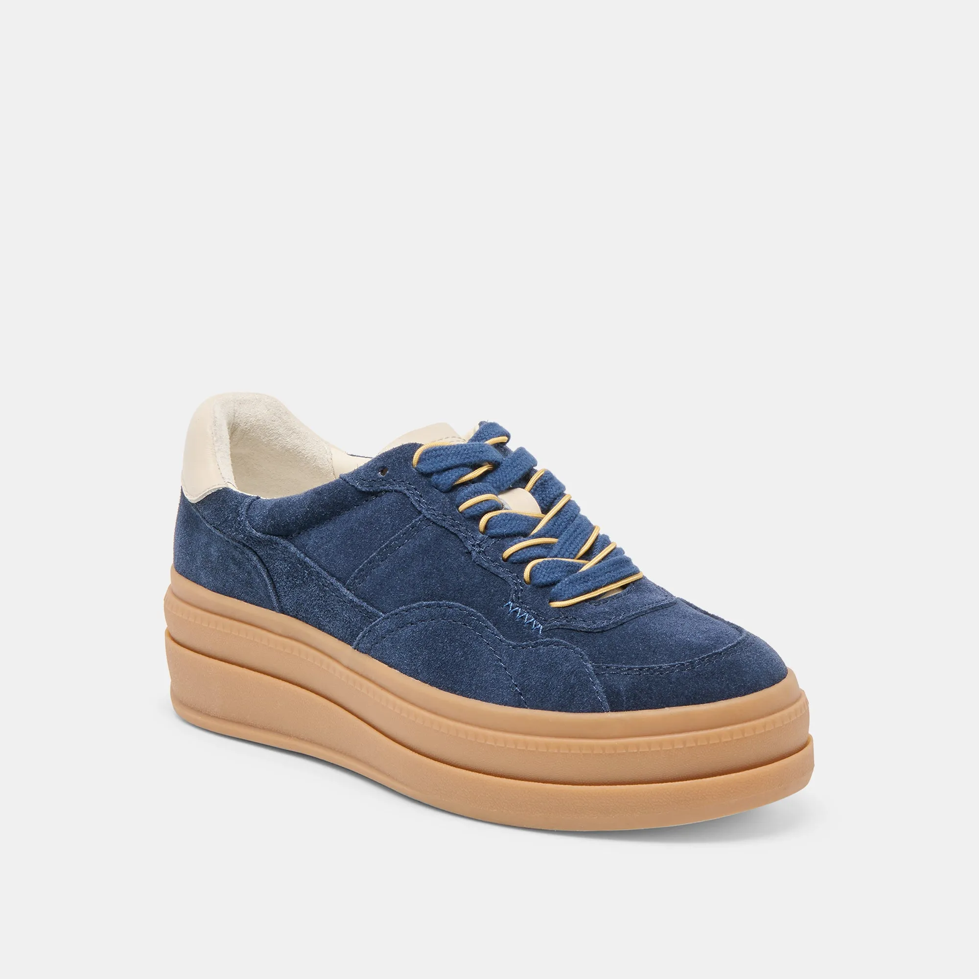 Thermoplastic Heel Cup NAOMY H2O SNEAKERS NAVY SUEDE