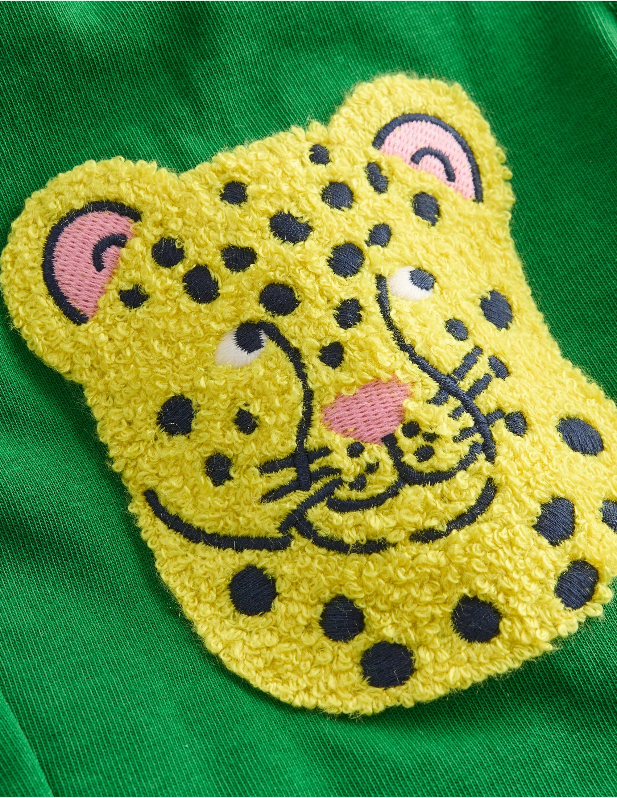 Jersey Baggies-Highland Green Jungle Animals Durable Weave Bright Colors