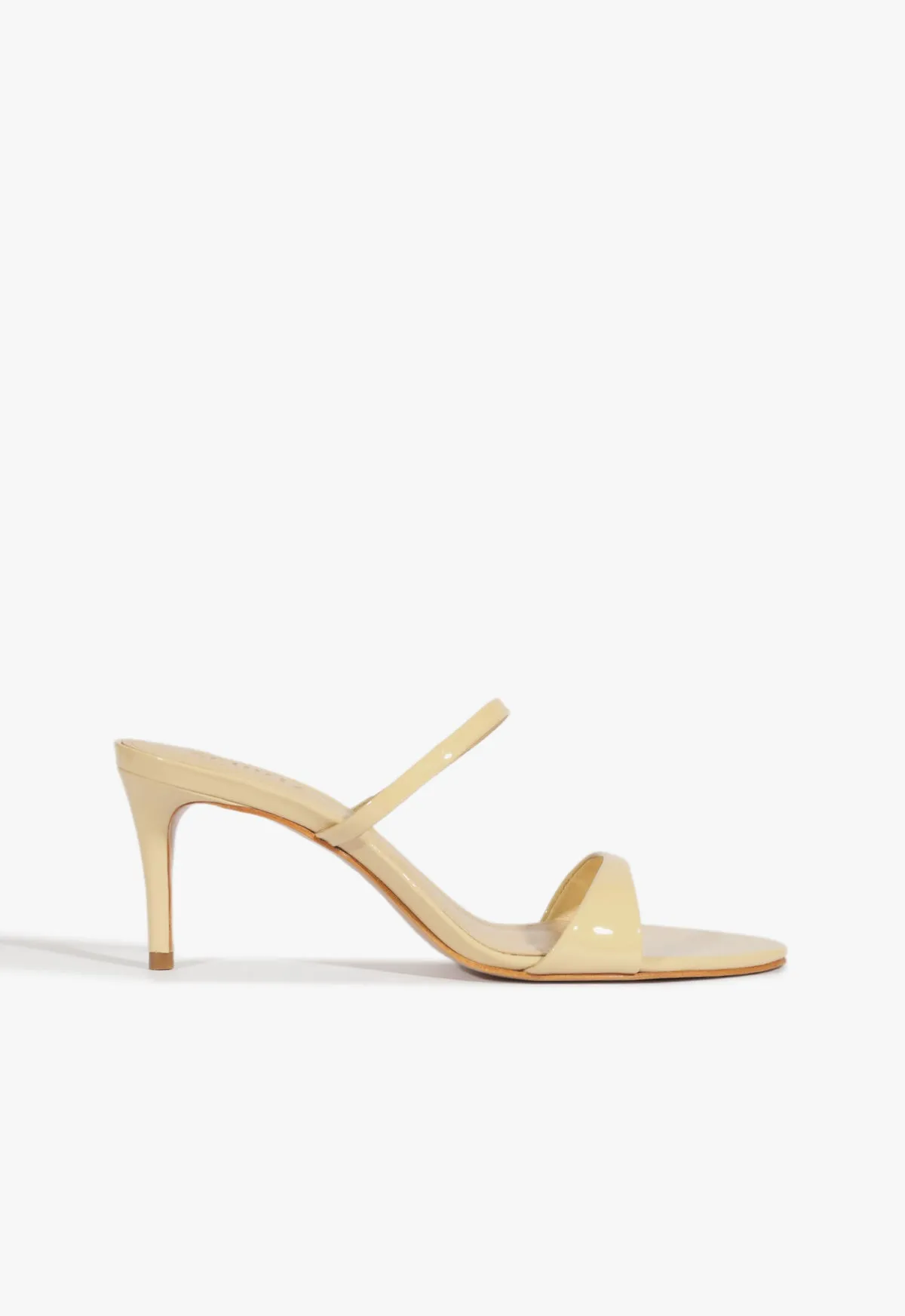 Urban Fashion Jessica Mid Mule Patent Sandal