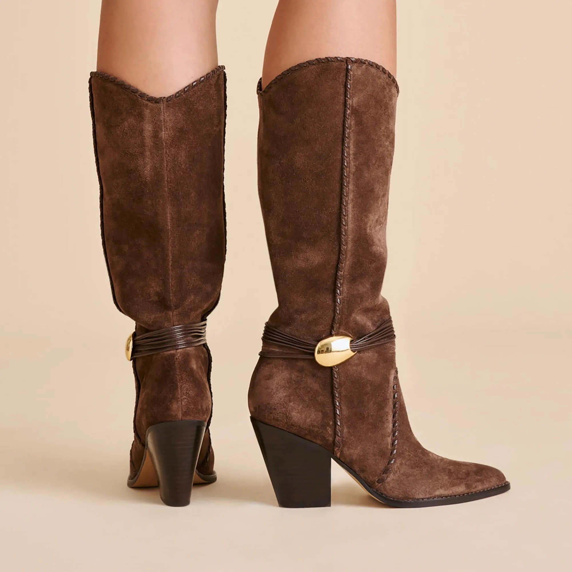 JODY BOOTS DK BROWN SUEDE Well-fitted