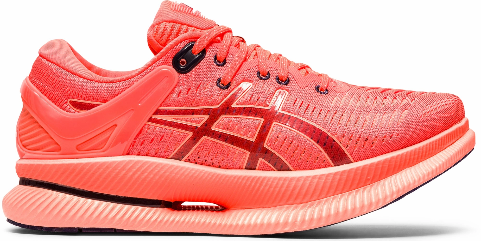 Quick drying material Anti Slip Tread Design Asics MetaRide Womens Running Shoes - Red