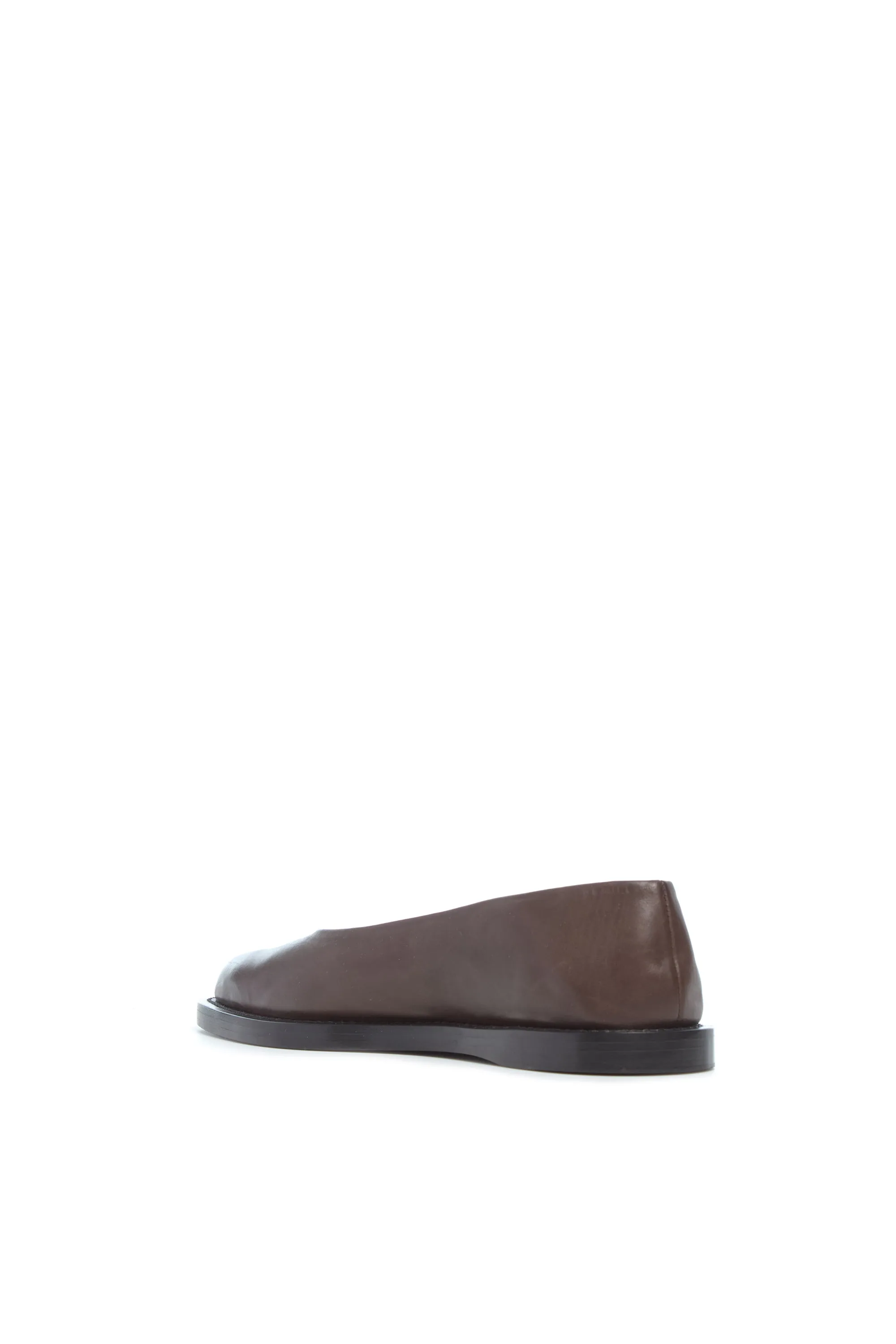 Day Light Foot Health Kati Ballerina Flat Shoe in Chocolate Leather