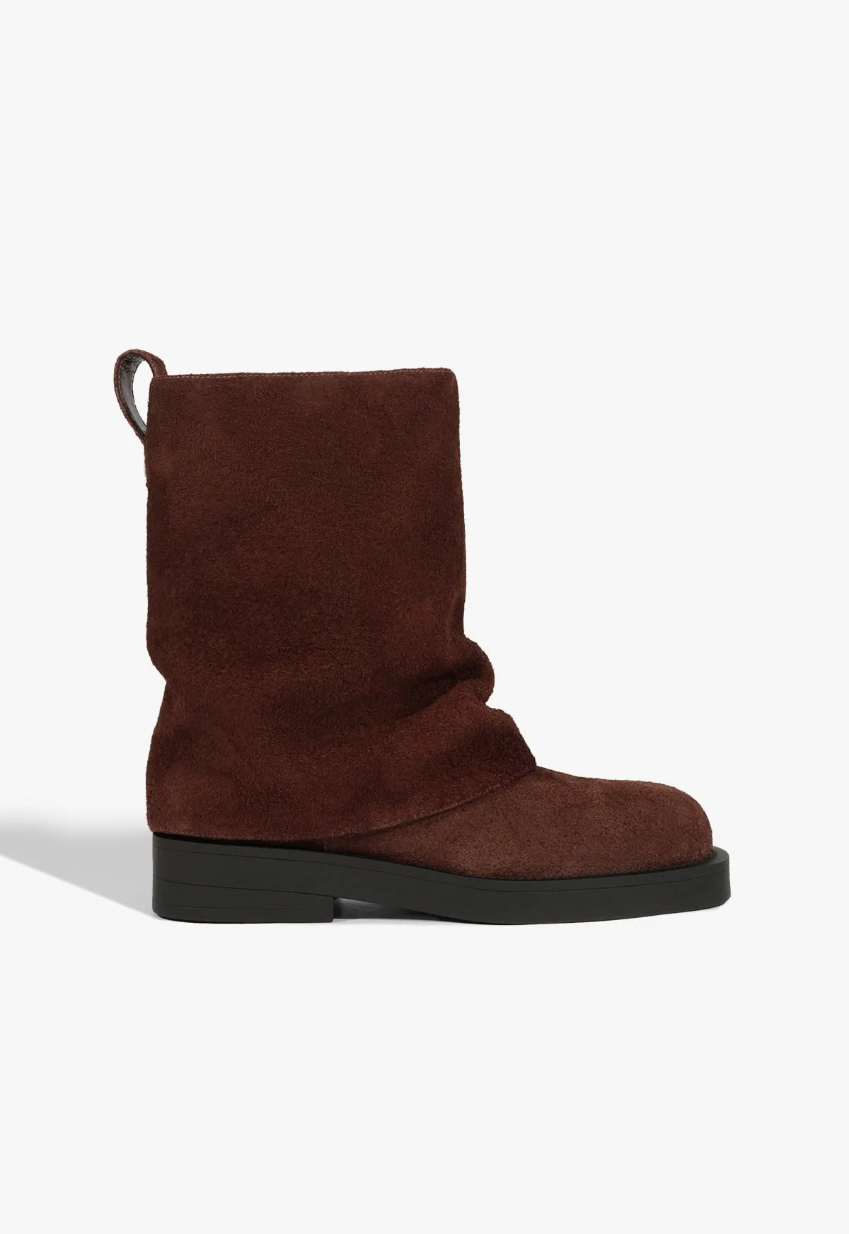 Keira Cloak Suede Bootie Cushioned Insole