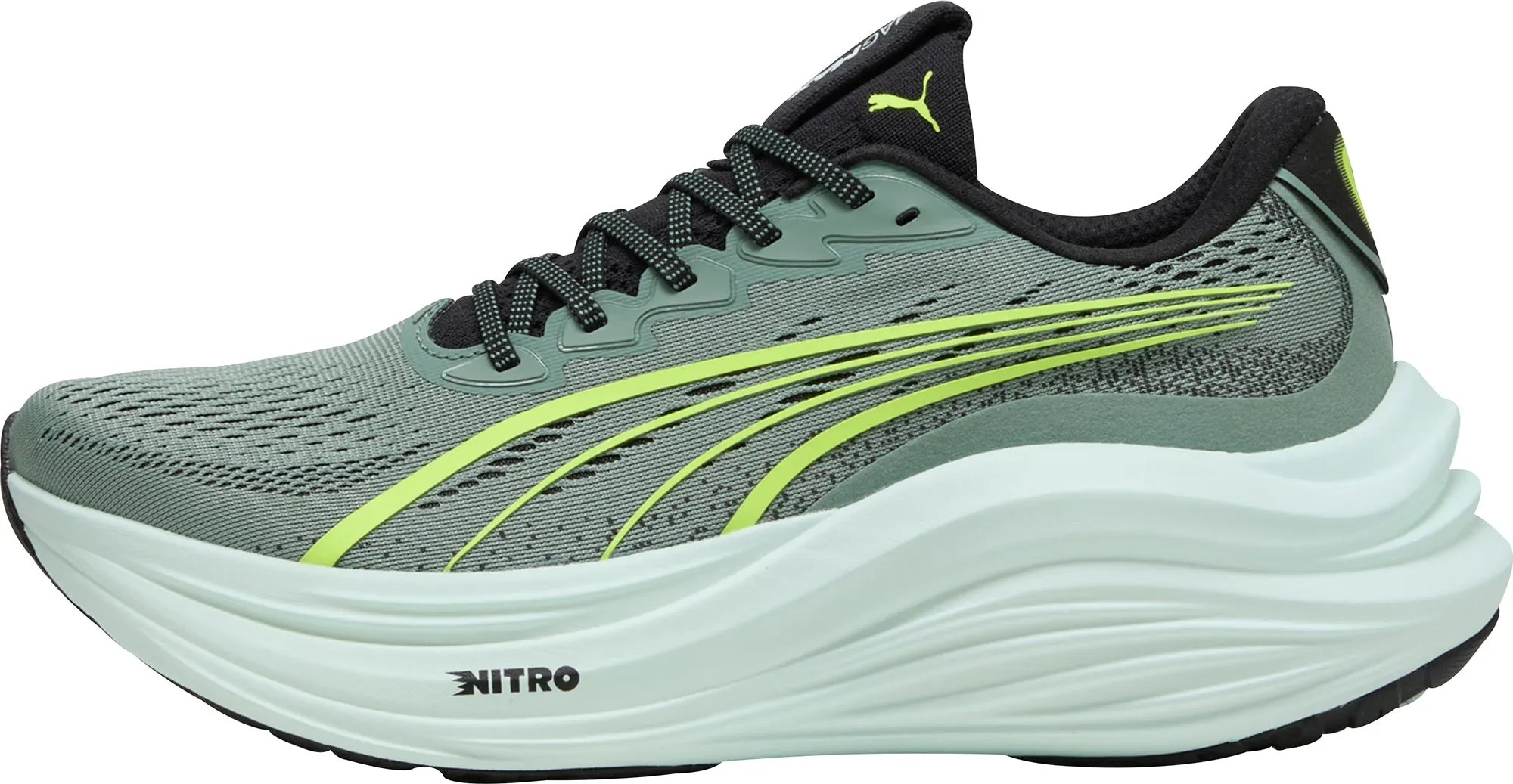 Puma MagMax Nitro Mens Running Shoes - Green Event