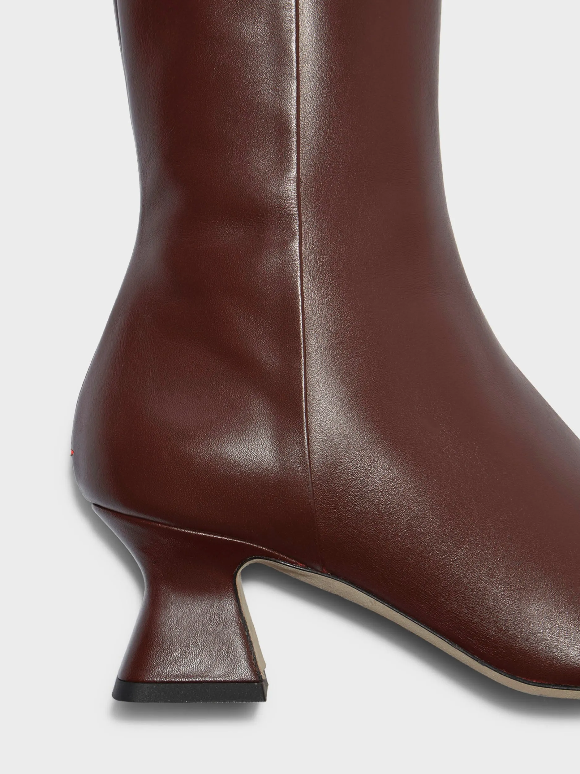 Koko Leather Ankle Boots Chic Finish