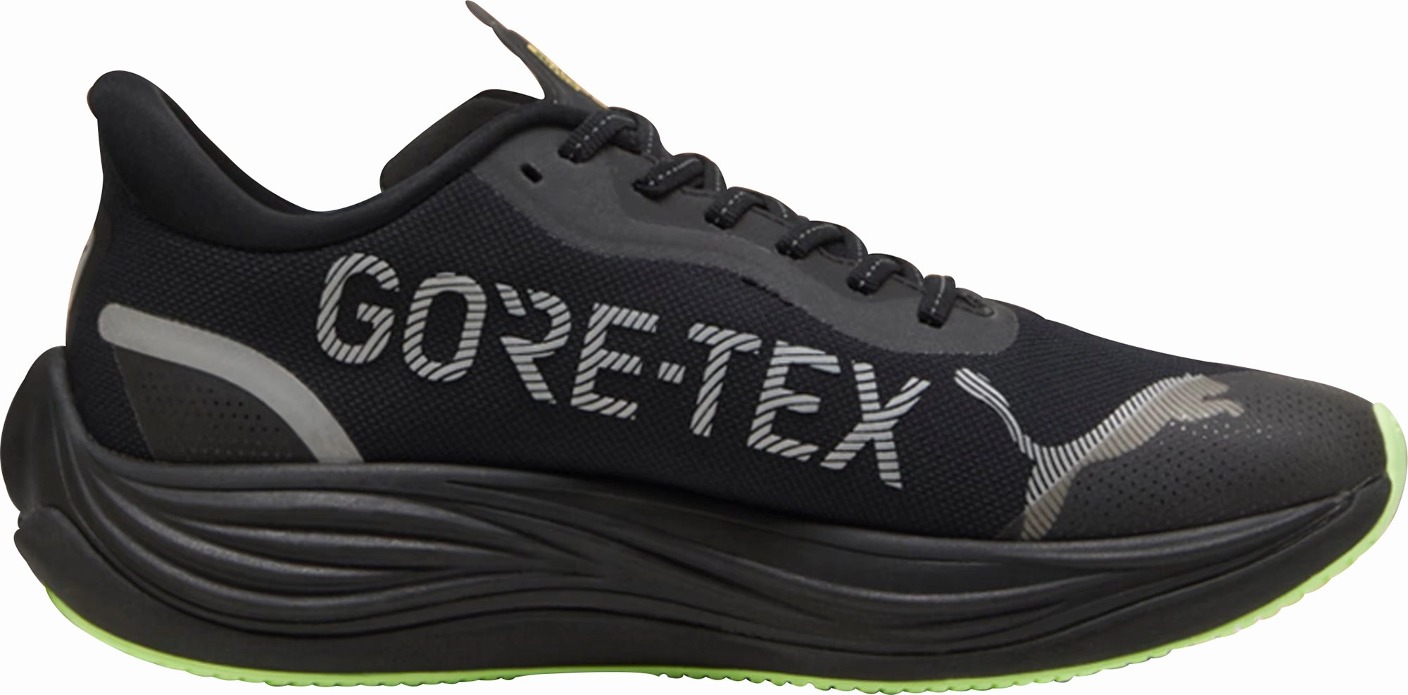 Smooth Transition youth running footgear Puma Velocity Nitro 3 GORE-TEX Mens Running Shoes - Black