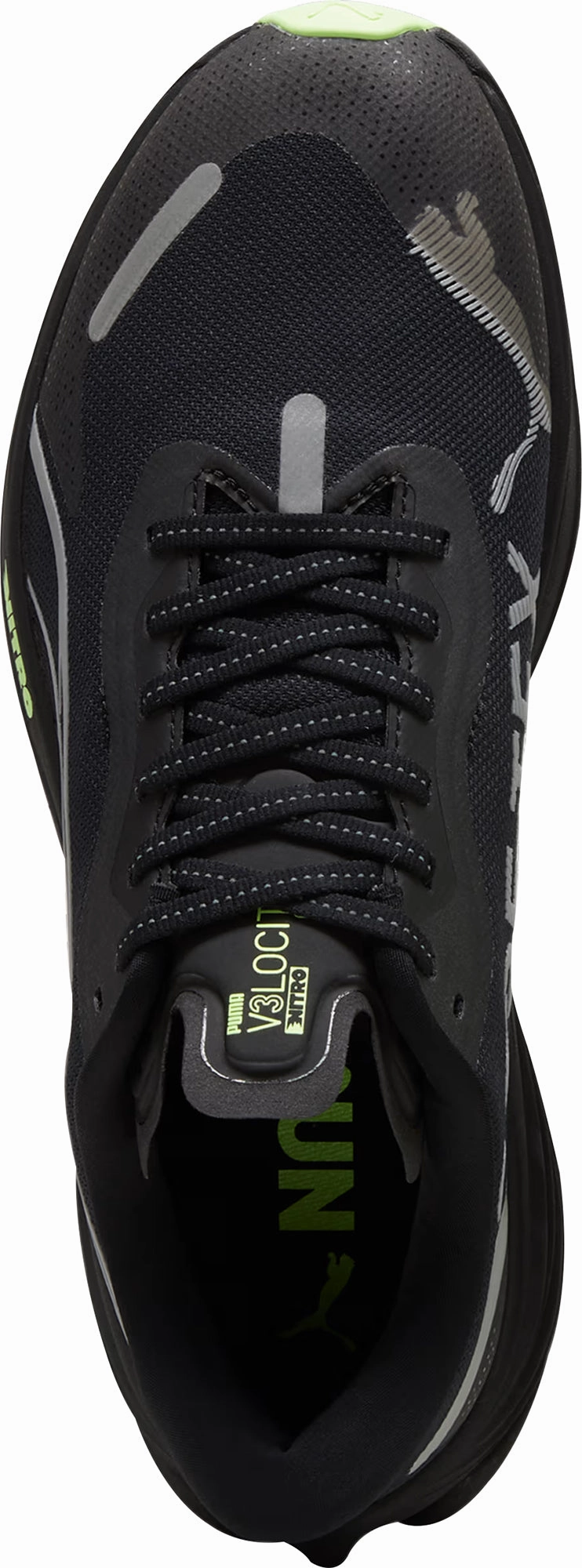 Puma Velocity Nitro 3 GORE-TEX Mens Running Shoes - Black country shoes Cooling Ventilation Channels