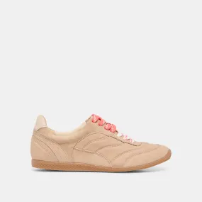 LAINI SNEAKERS CAMEL SUEDE Durable Lining