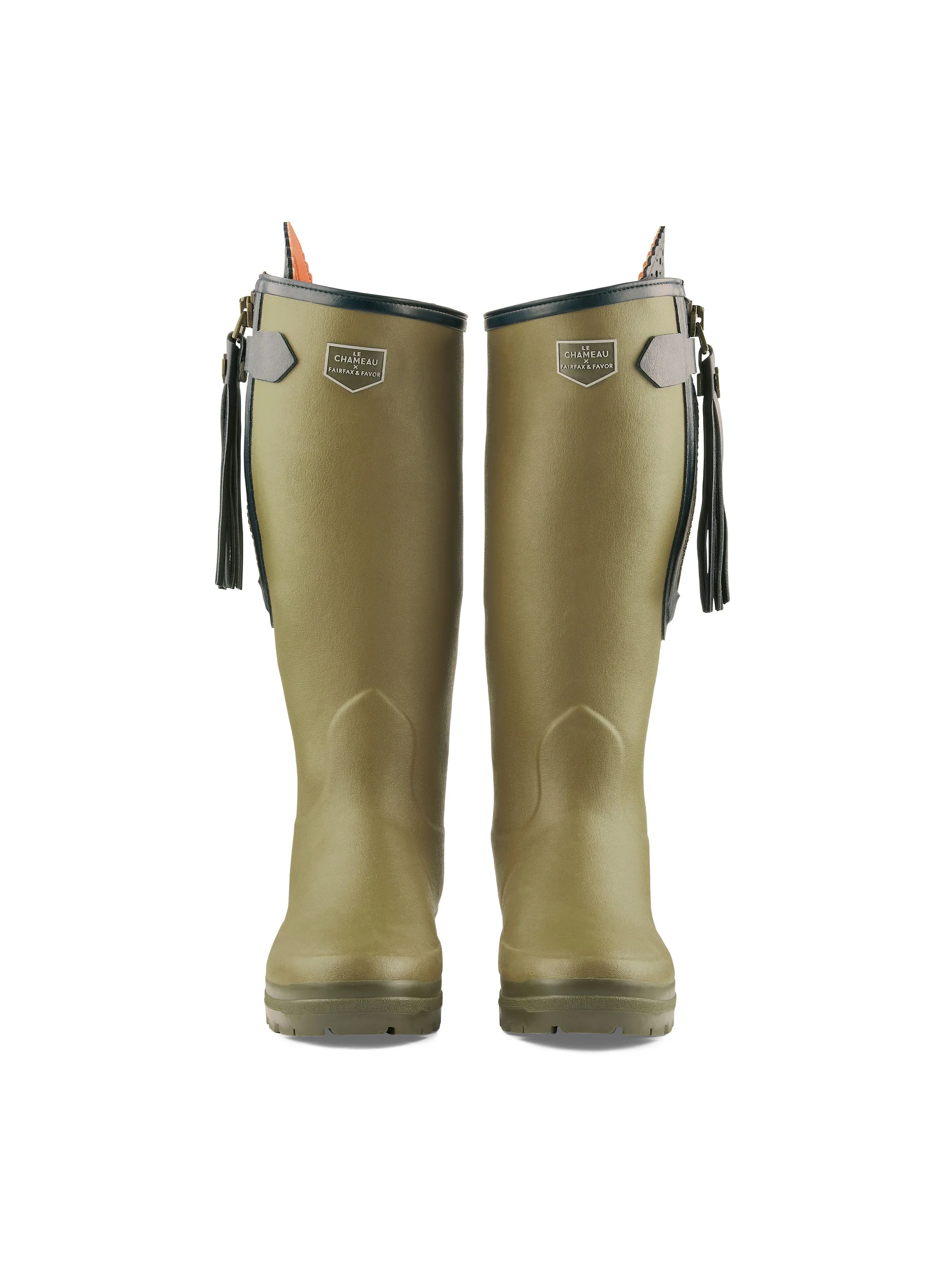Insulated Morning Walk Stability Base L'Alliance Neoprene Lined Wellington Boot (Sporting Fit) - Vert Vierzon