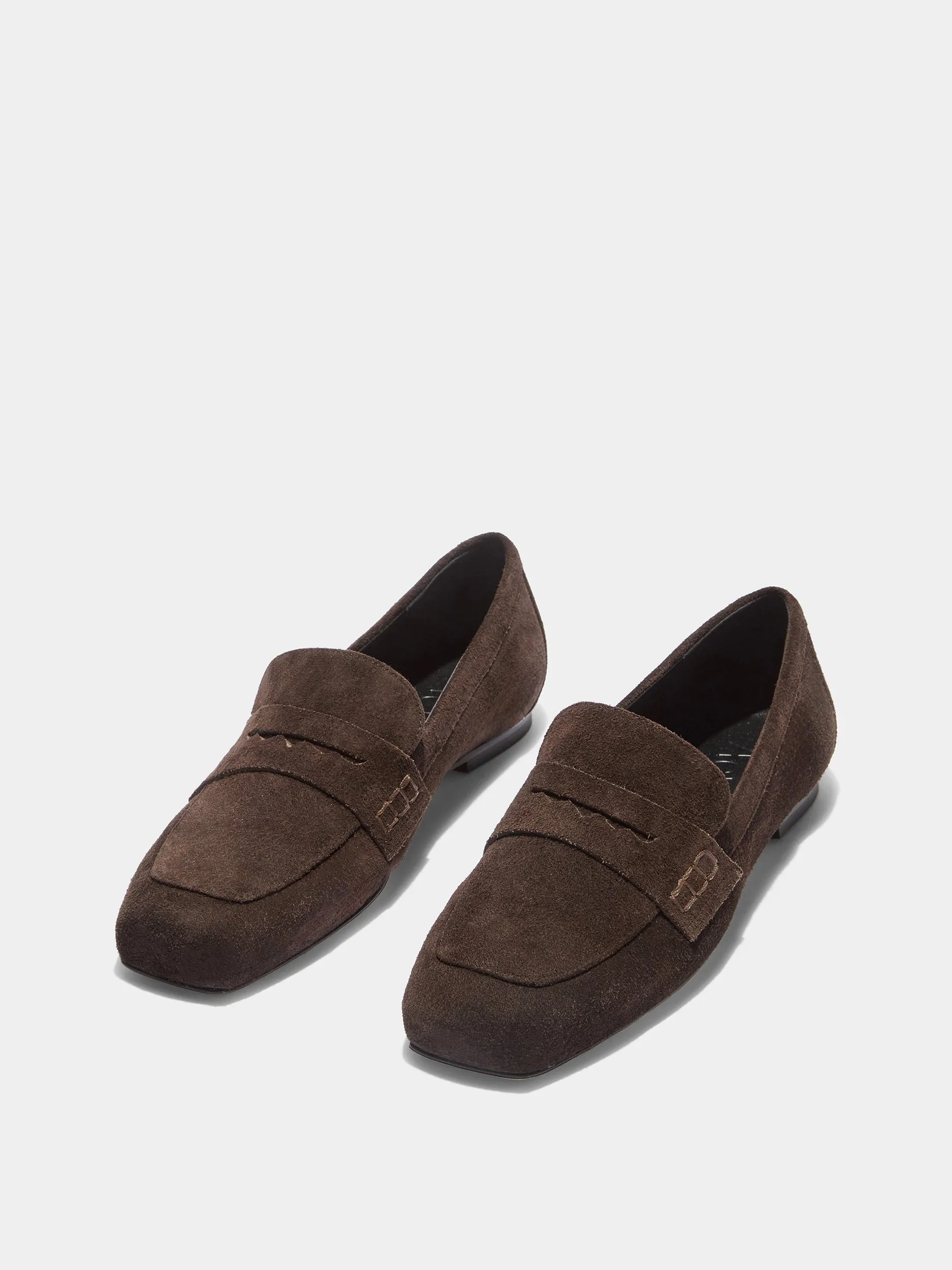 Lana Suede Loafers Step Swift Trendy Shoes