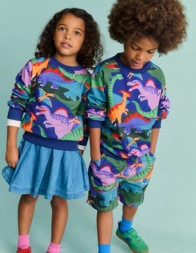 Odor Lock Technology stain - resistant Printed Shorts-Multi Dinosaur Camo