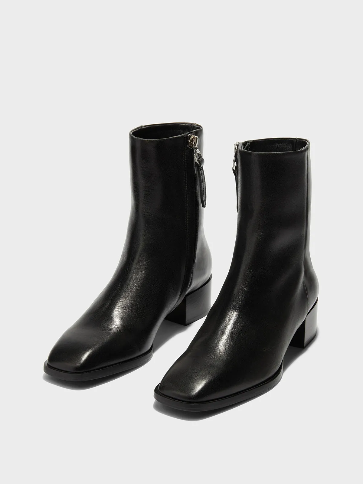 Lee Leather Ankle Boots Essential Fit Chic All-Day Wear