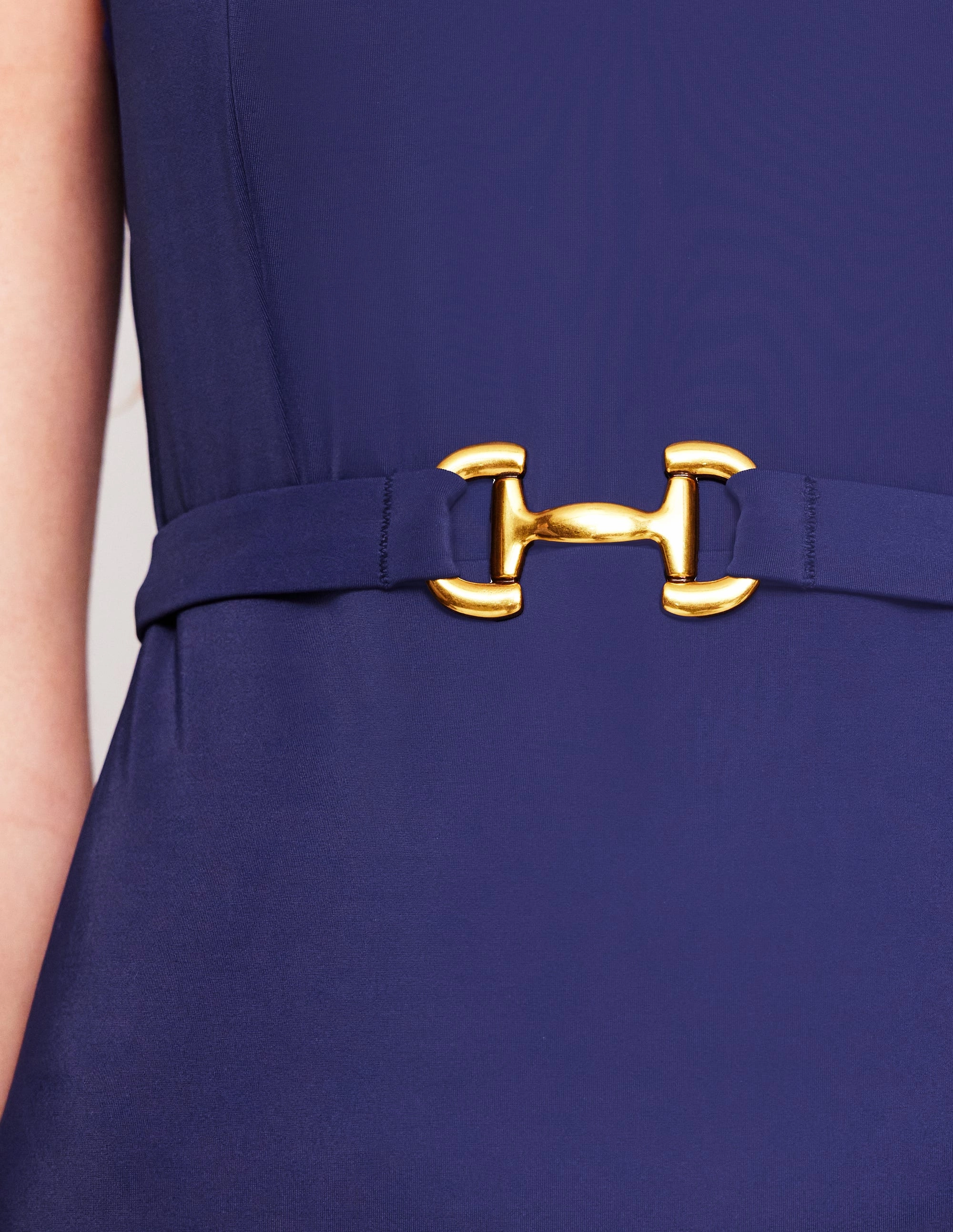 Poolside Getaway Lefkada Square Neck Swimsuit-French Navy Snaffle