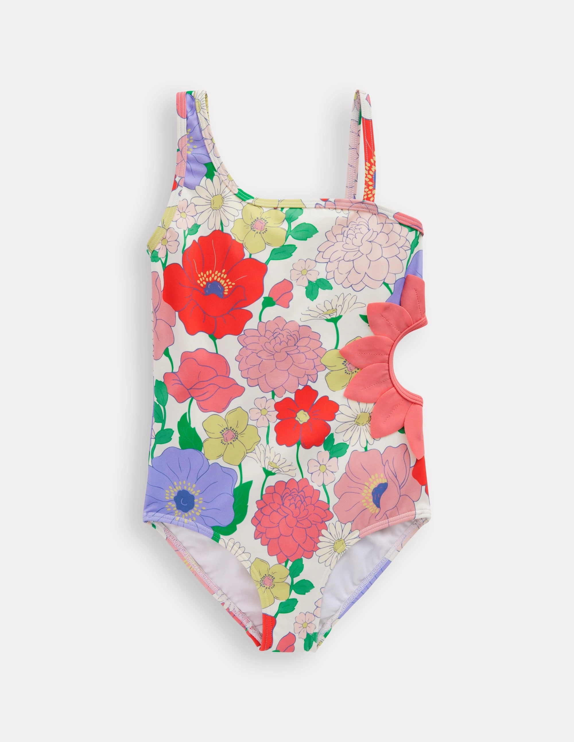 Island Life Lettice Cut Out Swimsuit-Multi Summer Garden