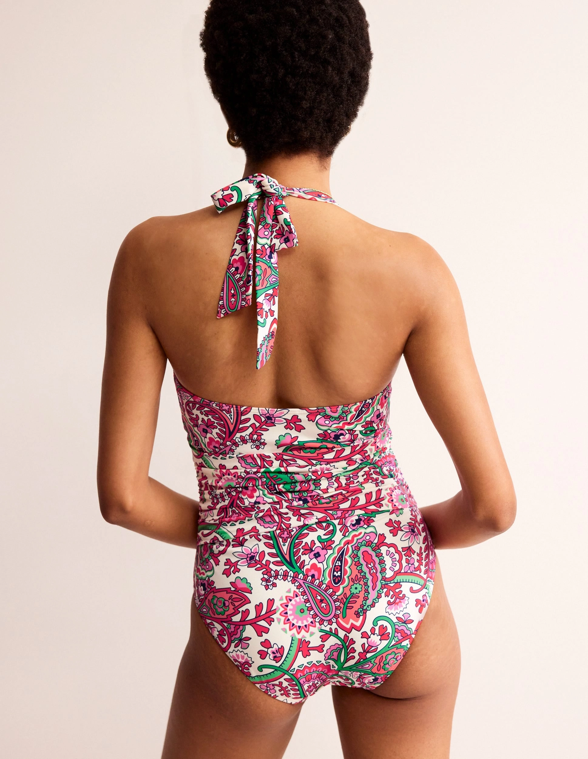 Levanzo Halter Swimsuit-Multi, Fantastical Water Attire