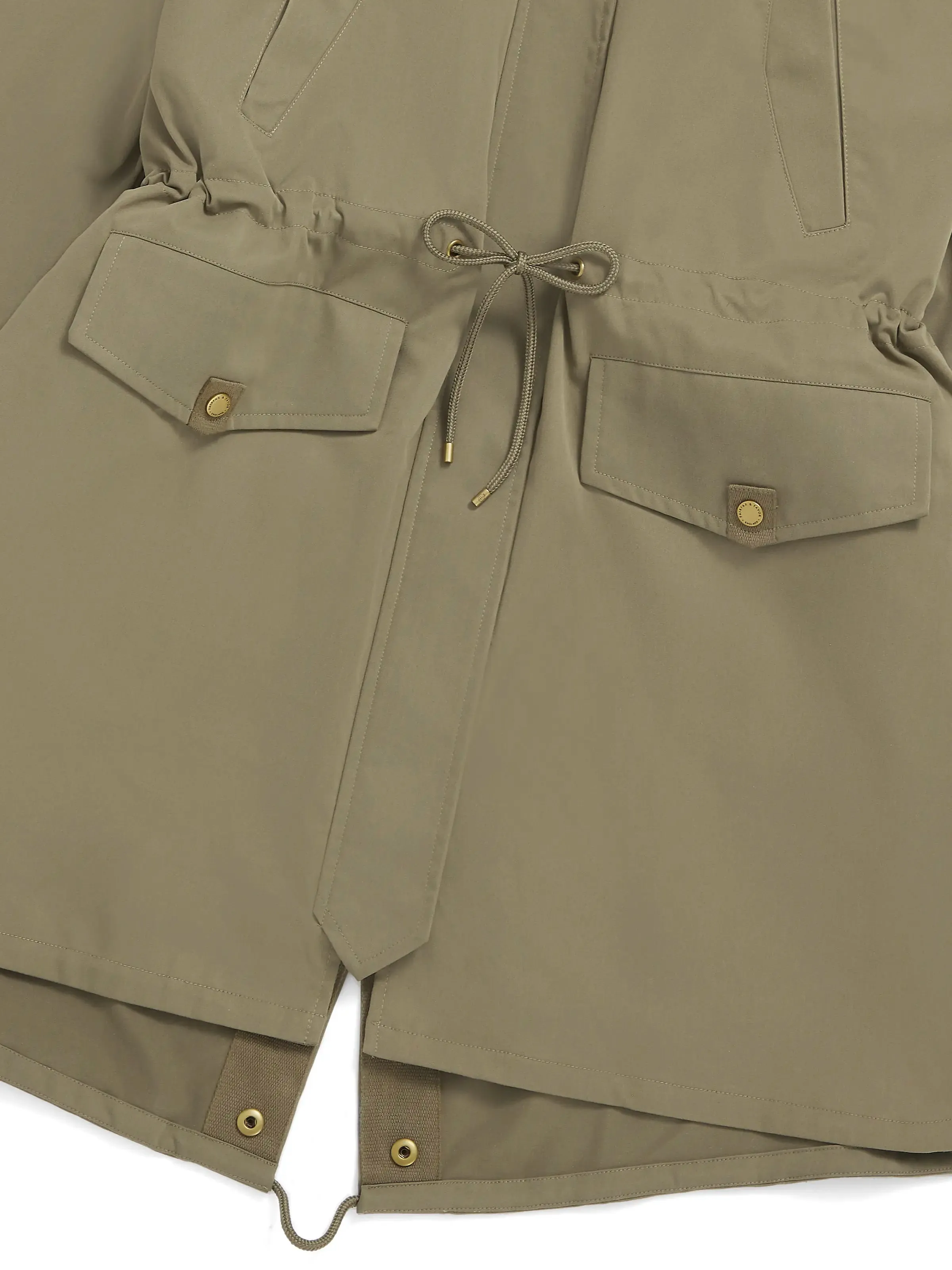 WaterRepellentFabric Double Layered Fabric Libby Parka - Olive